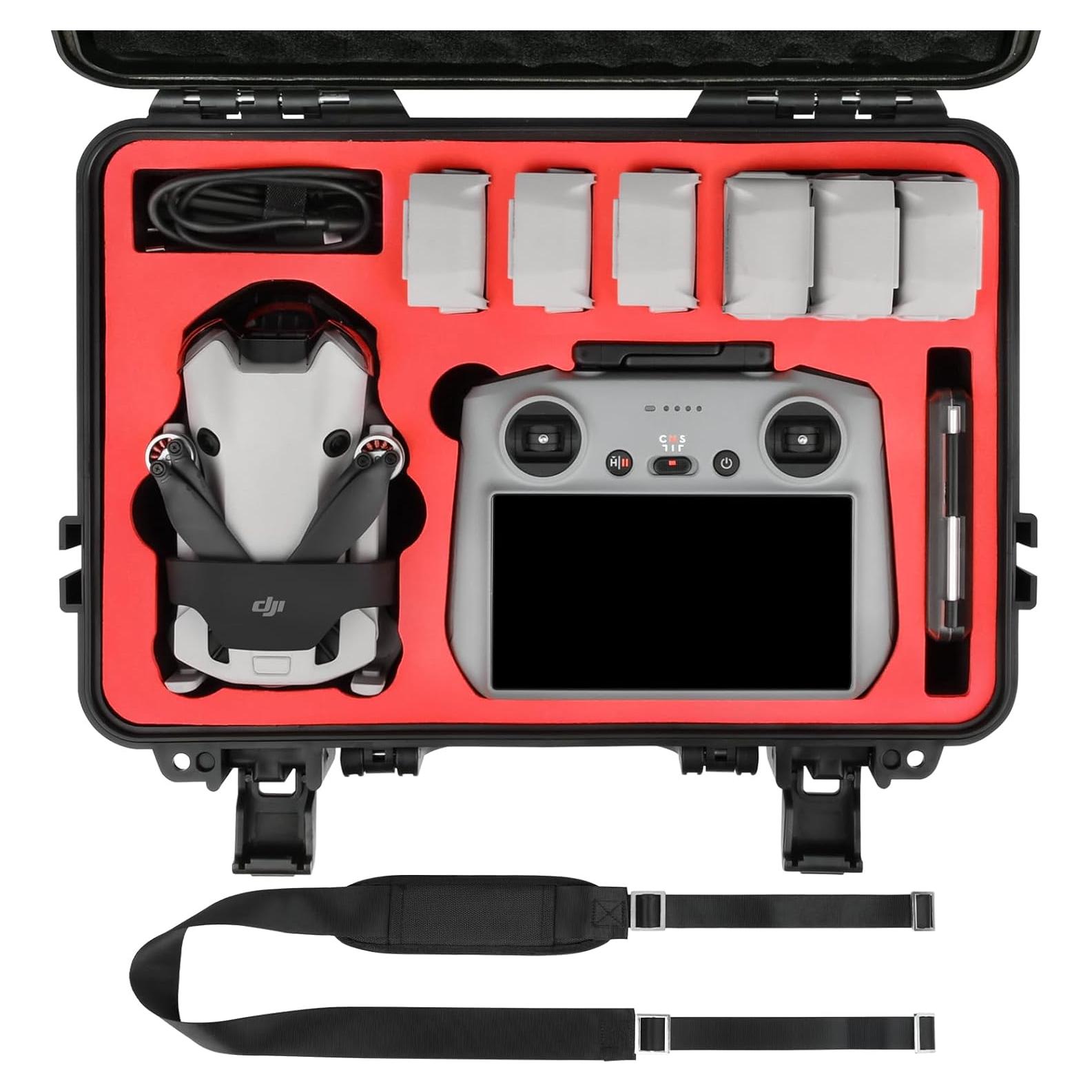 Estuche Duro Impermeable KEKETOHA para DJI Mini 4 Pro - Negro