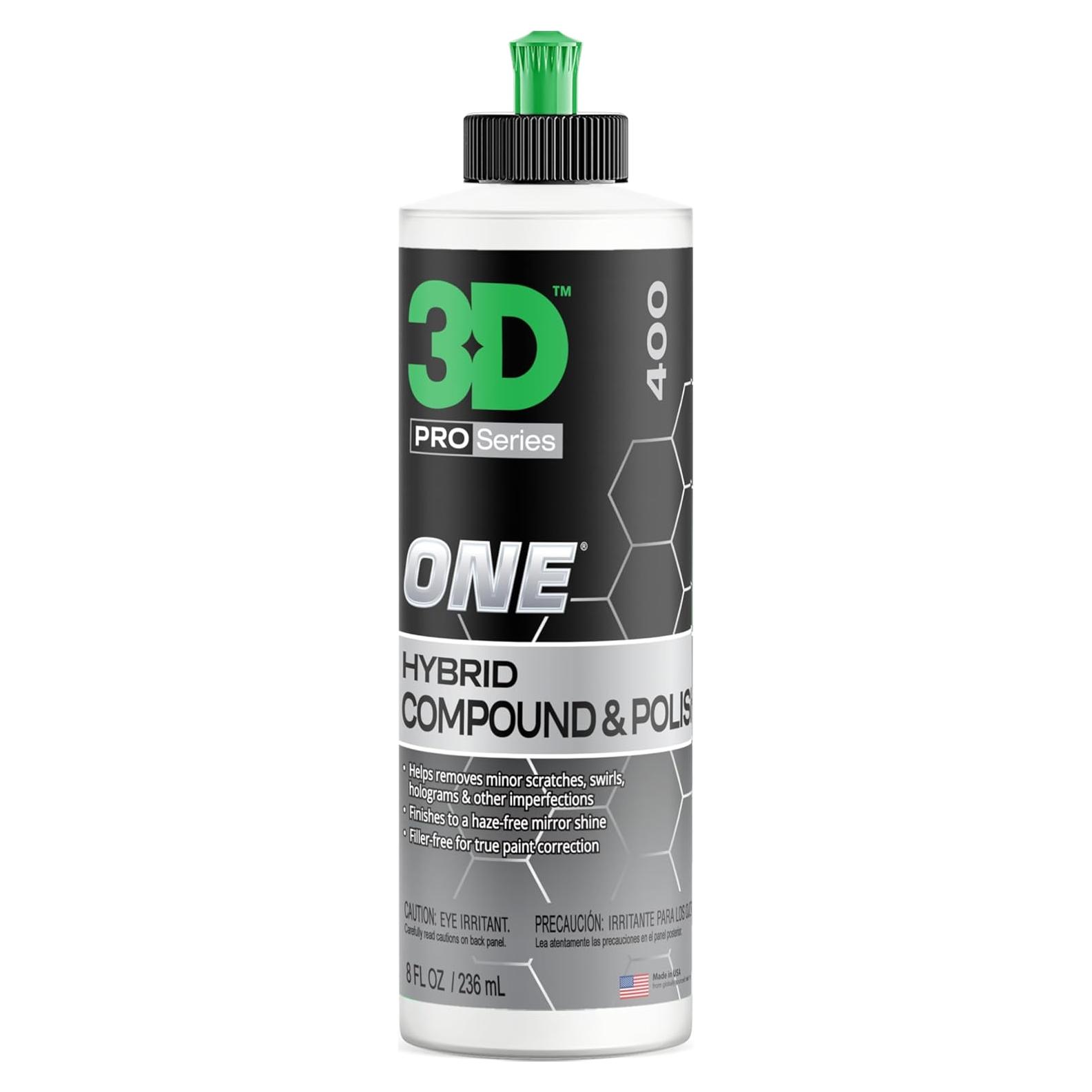 Compuesto de Pulido y Corte 3D One 227g - Detallado Automotriz