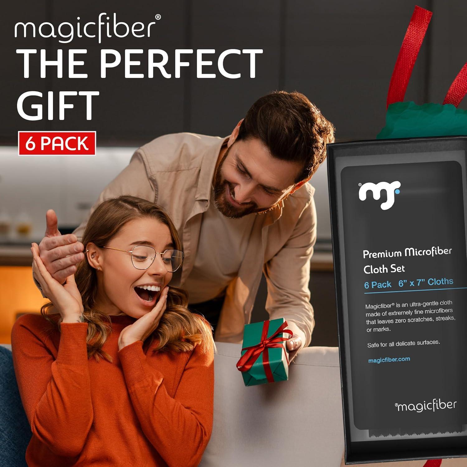 Paño de limpieza MagicFiber, paquete de 6 - Microfibra premium