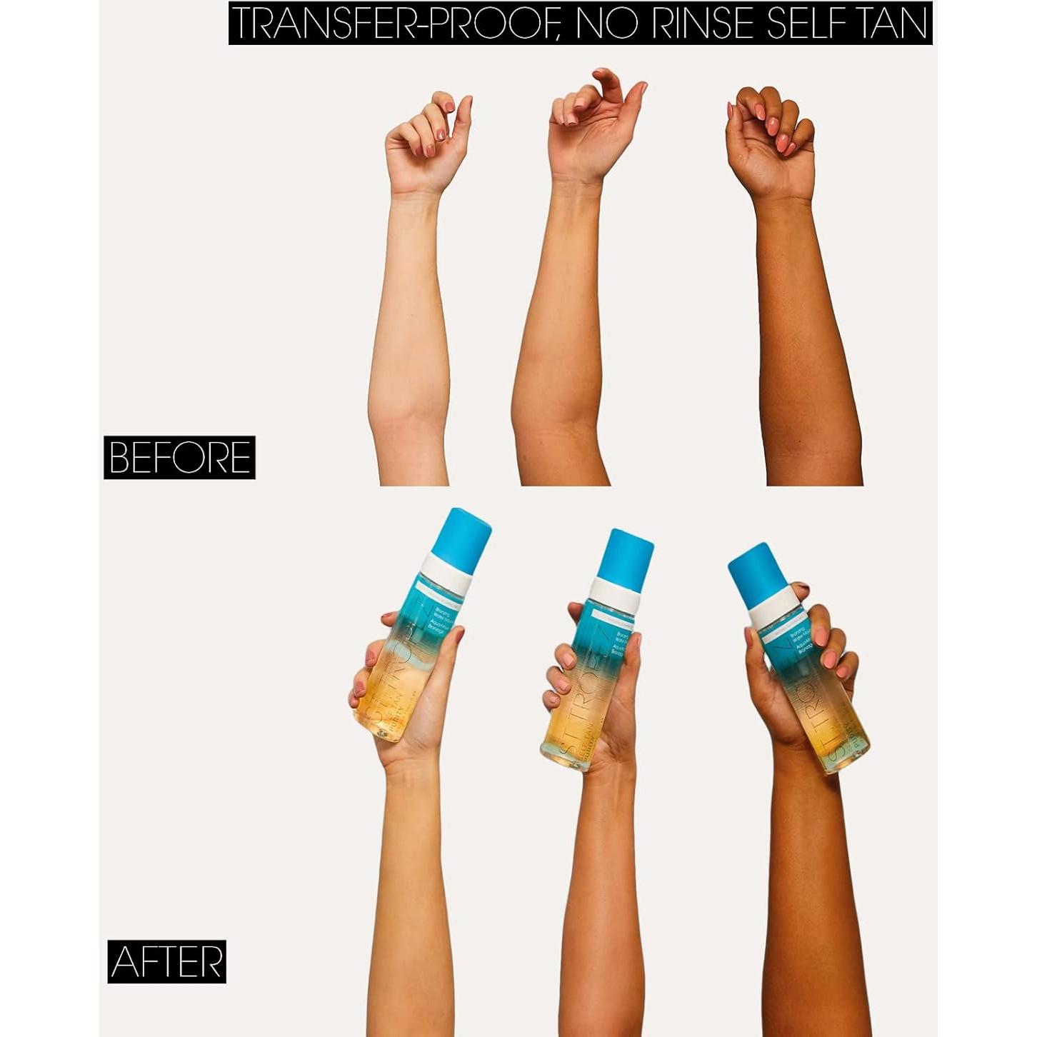 Espuma Bronceadora St. Tropez 200ml, Acabado Sin Rayas, Vegana