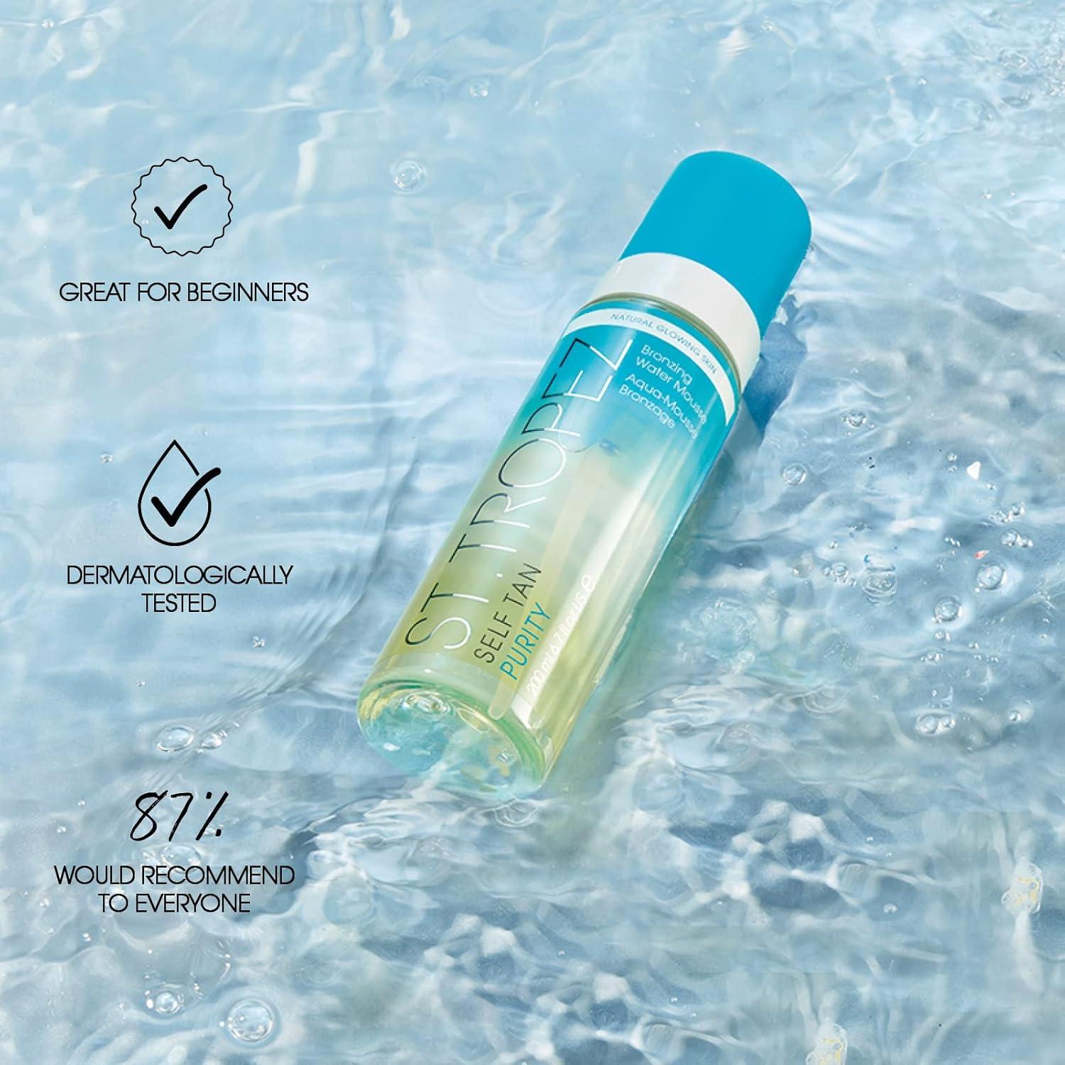 Espuma Bronceadora St. Tropez 200ml, Acabado Sin Rayas, Vegana