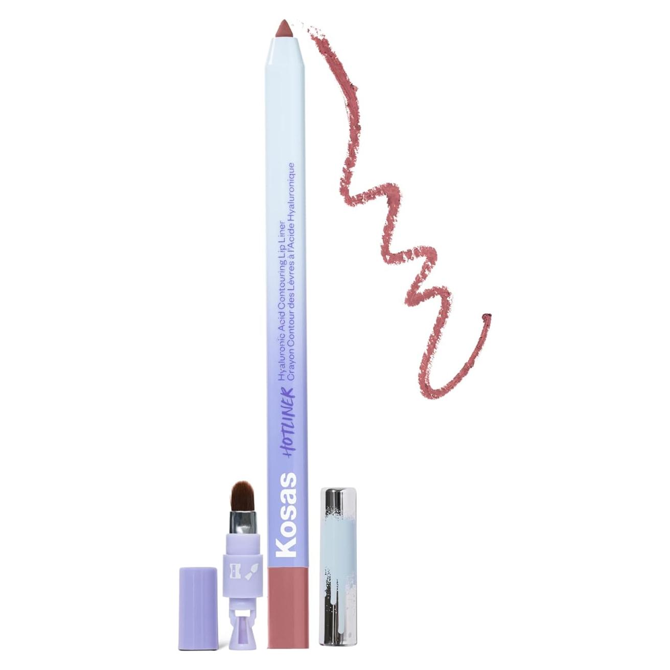 Delineador de Labios Retráctil Kosas Hotliner Rosa Frío - Hidratante