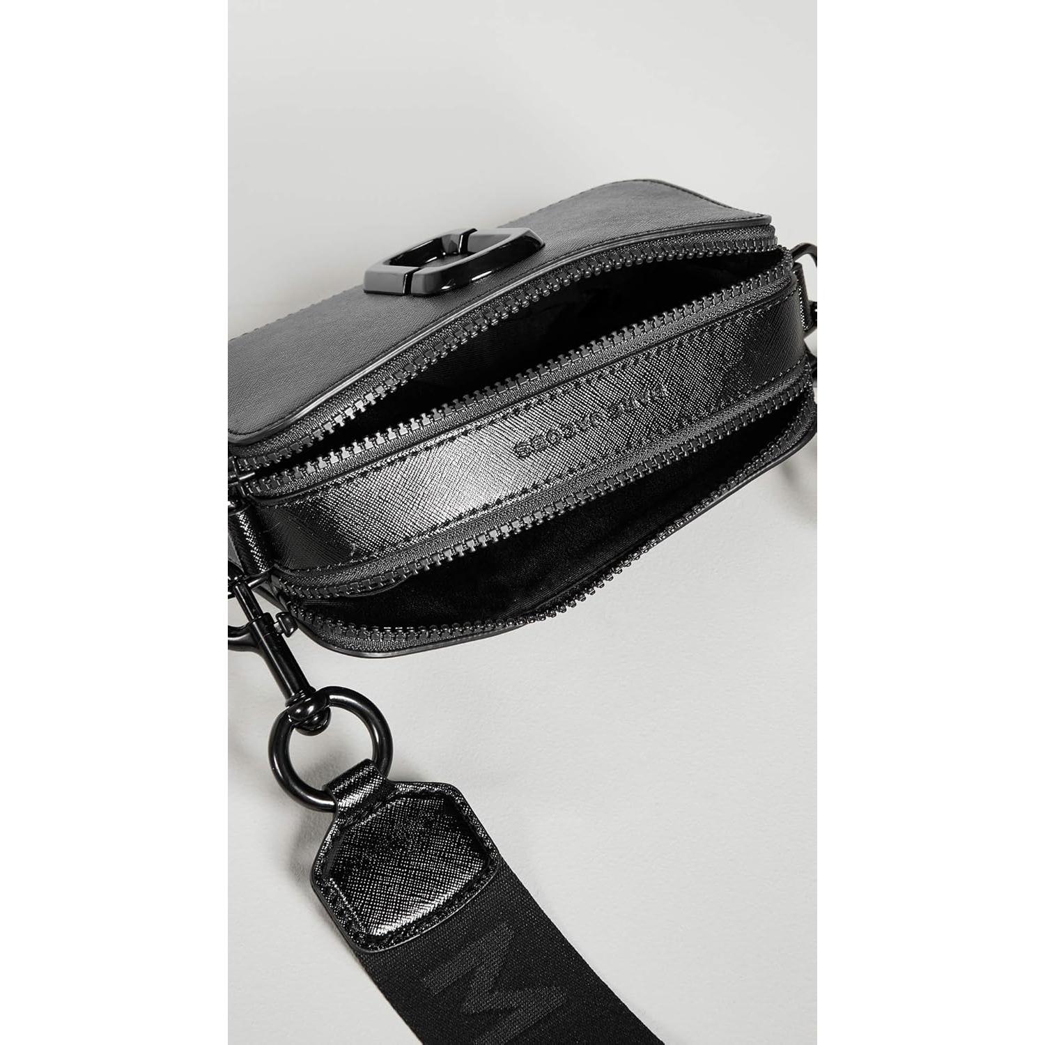 Bolso Hobo Dual Marc Jacobs Mujer Cuero Saffiano Blanco