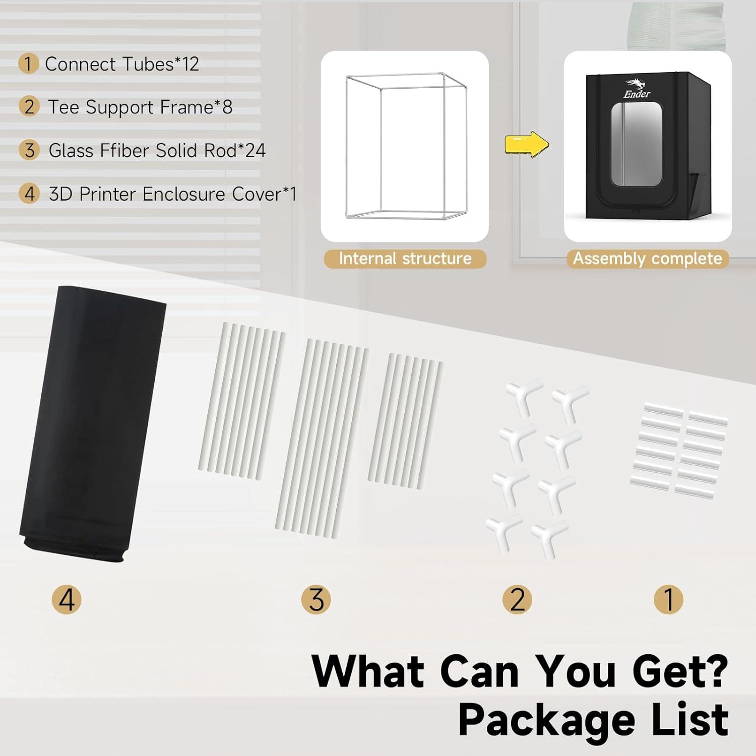 Cubierta Protectora para Impresora 3D Creality 480x600x720mm