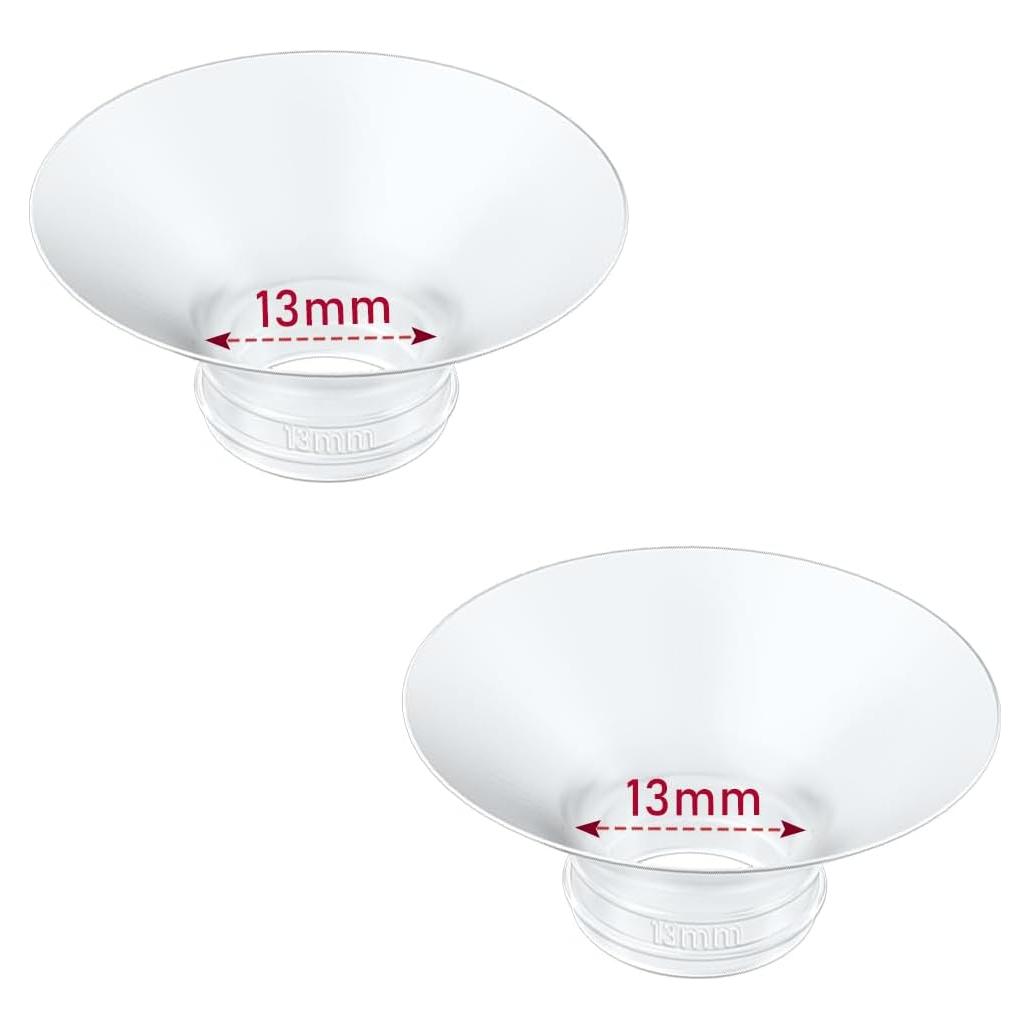 Insertos de Brida 2PCS 13mm IVARONAL para Extractores de Leche