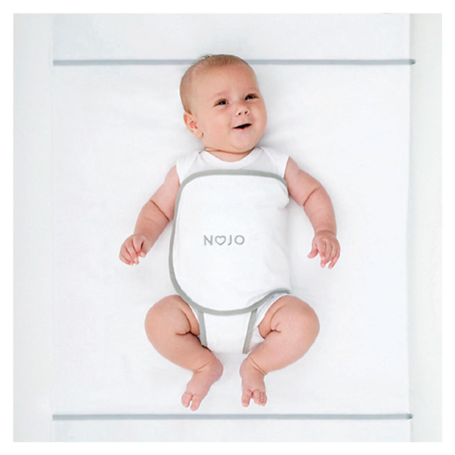 Manta Envueltos Segura NoJo para Cuna - Algodón Blanco