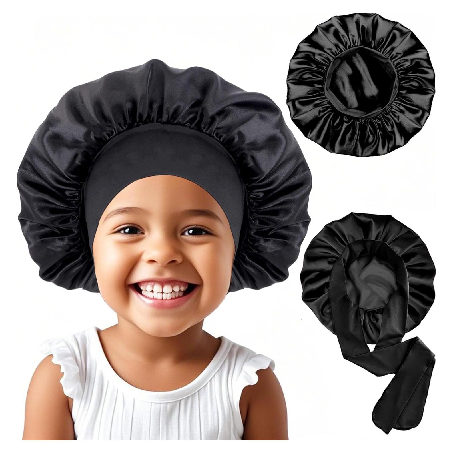 2 Gorros de Seda Satinada para Bebés FIRSTPELLA - Ajustables