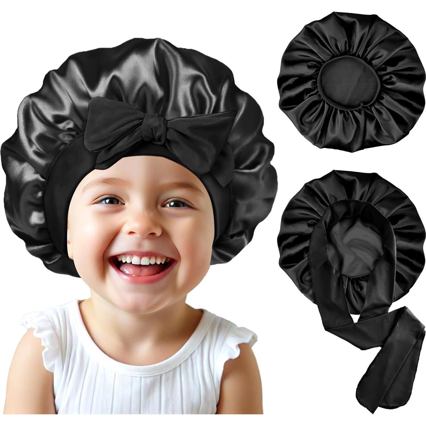 2 Gorros de Seda Satinada para Bebés FIRSTPELLA - Ajustables