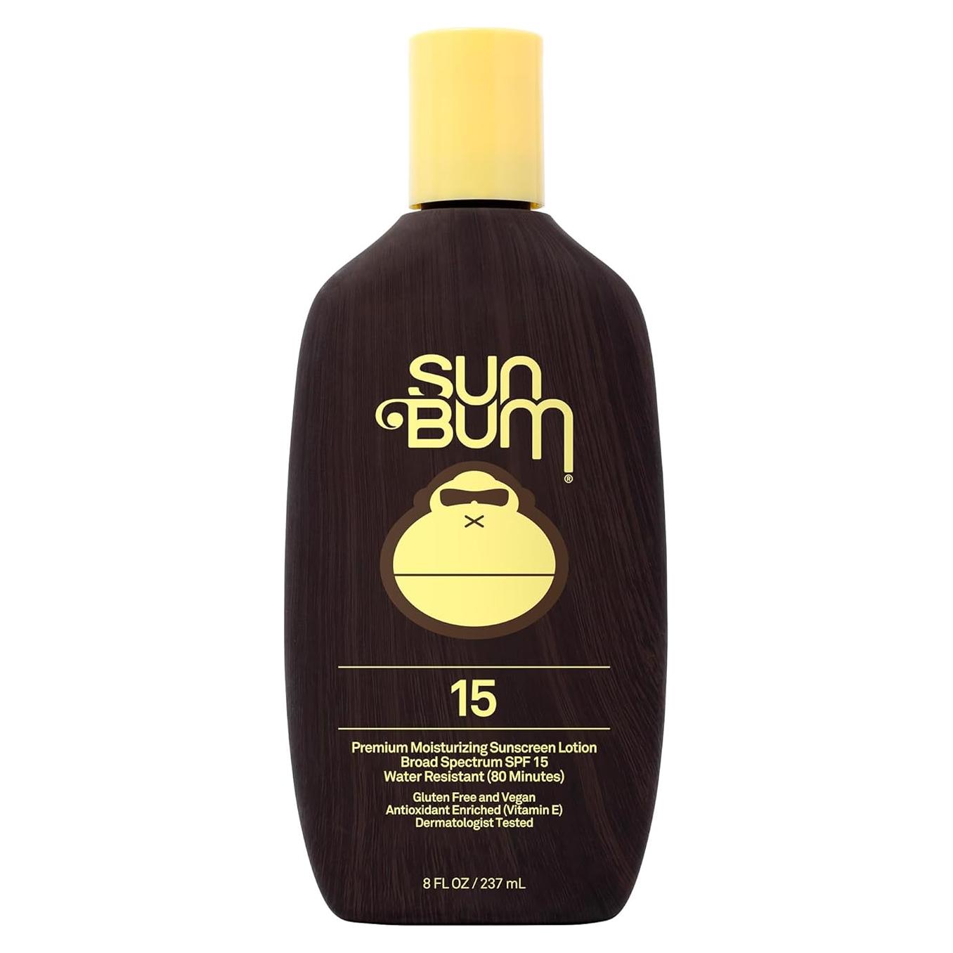 Protector Solar Sun Bum SPF 15 - Loción Hidratante 236.6 ml