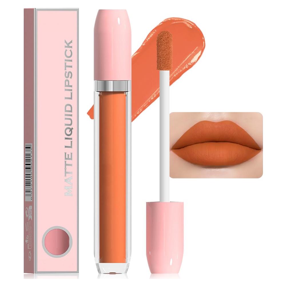 Pintalabios Líquido Mate BINGBRUSH 2 Piezas Larga Duración