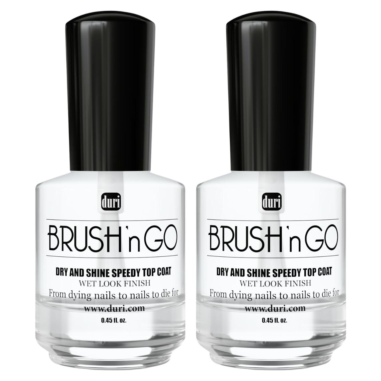 Capa Superior Brush'N Go Duri - Secado Rápido y Brillo - 2 Unidades