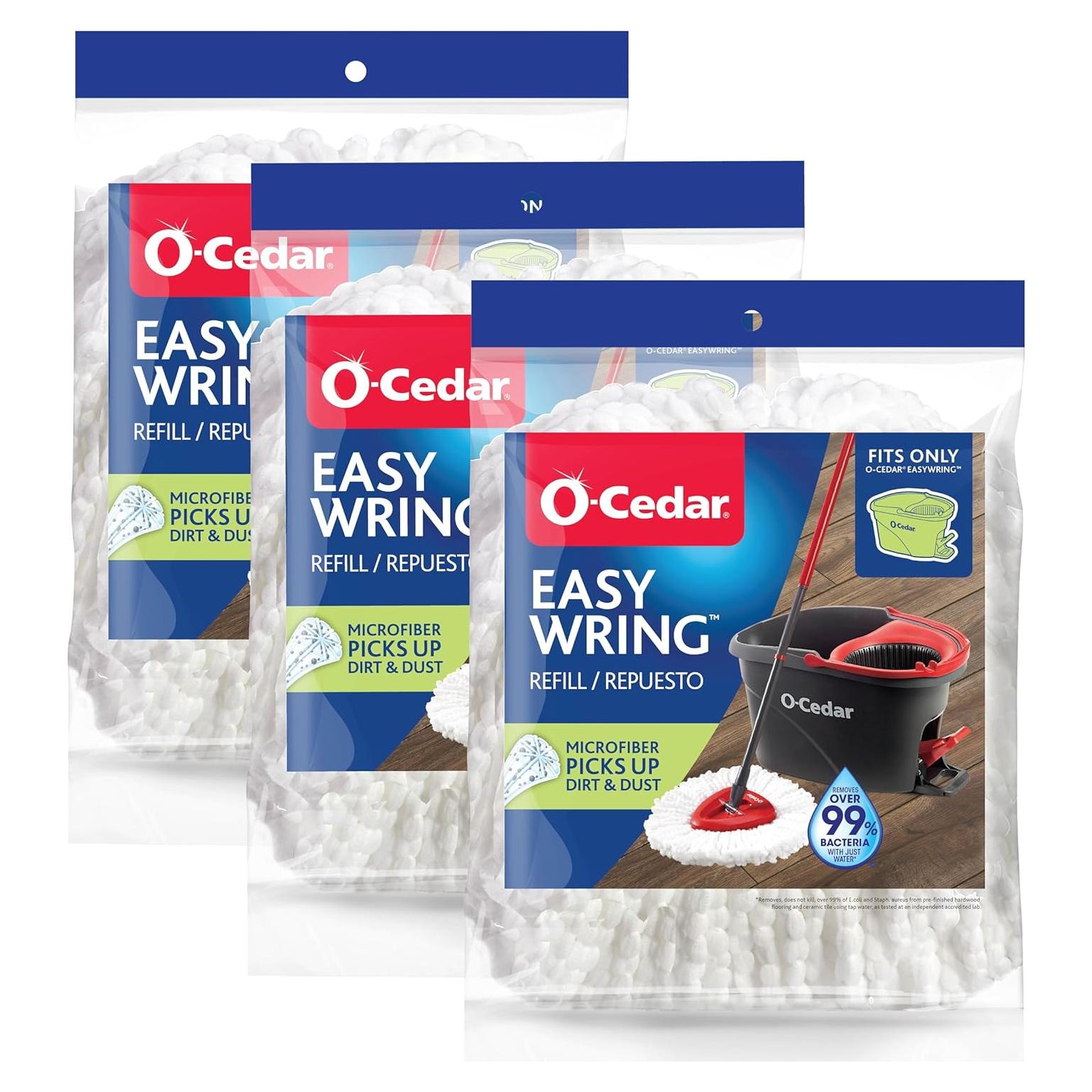 Repuesto de Mopa O-Cedar EasyWring Spin - Paquete de 3