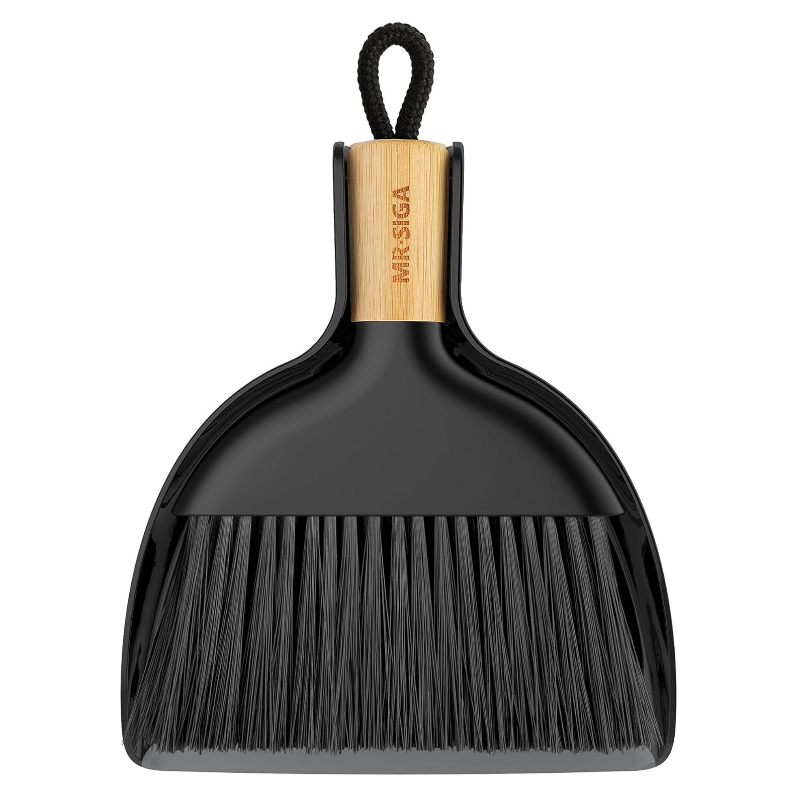 Conjunto Mini Recogedor y Cepillo MR.SIGA, Mango de Bambú