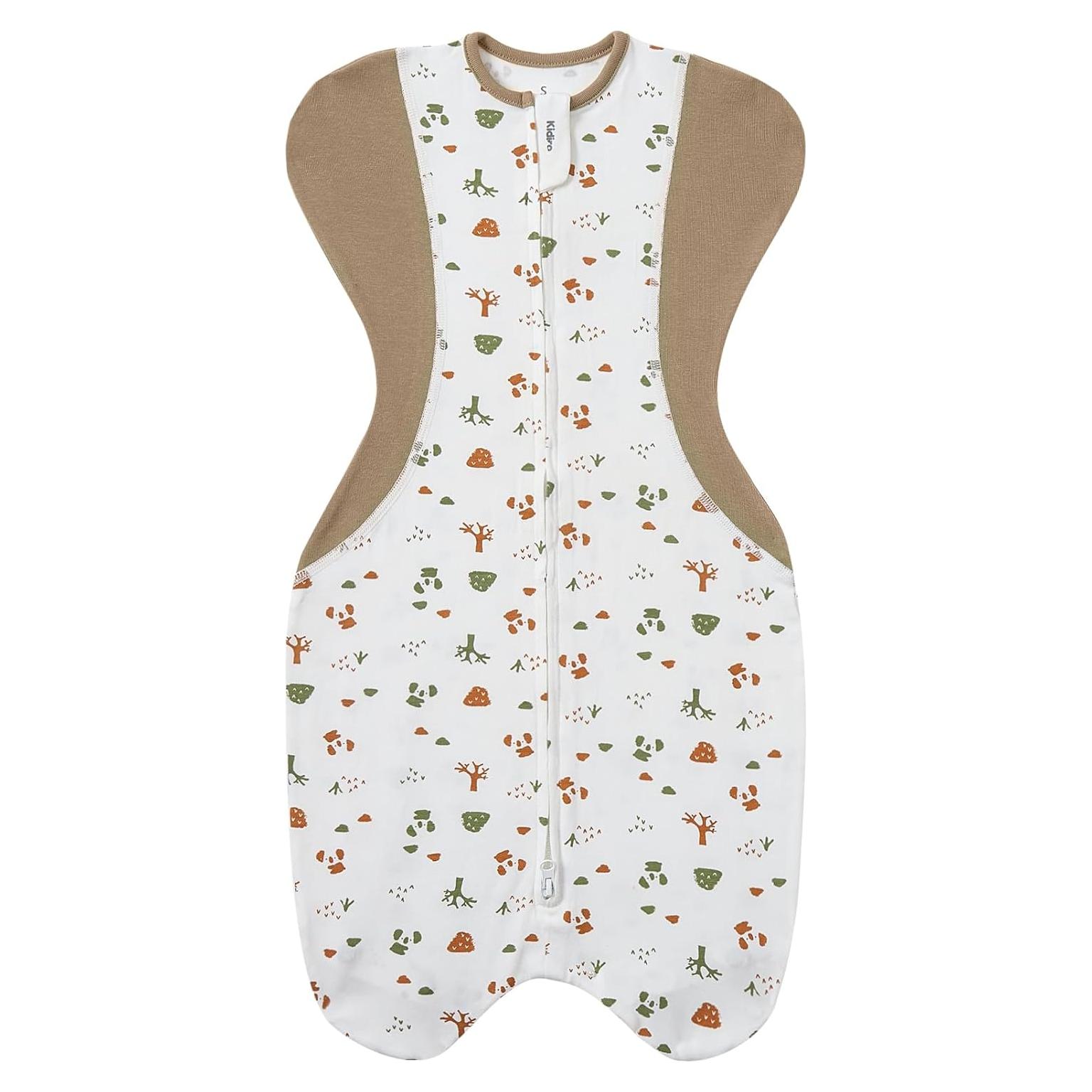 Saco de dormir KIDIRA para bebés 0-3 meses Oso y Bosque