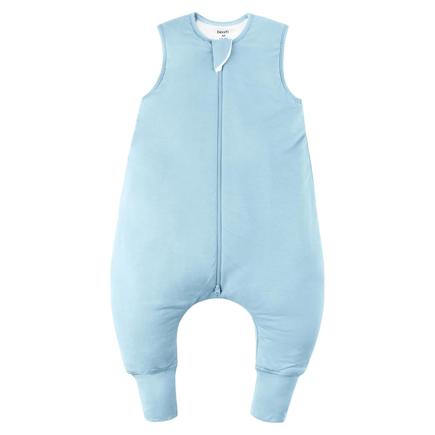 Saco de dormir de rayón de bambú EasyFi 6-12 meses azul