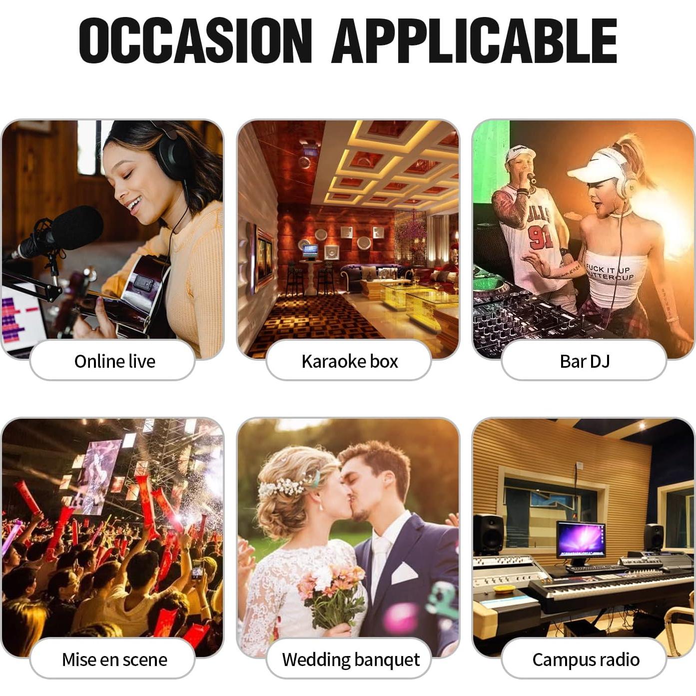 Mezclador de Grabación D Debra SI-8UX con 99 Efectos DSP