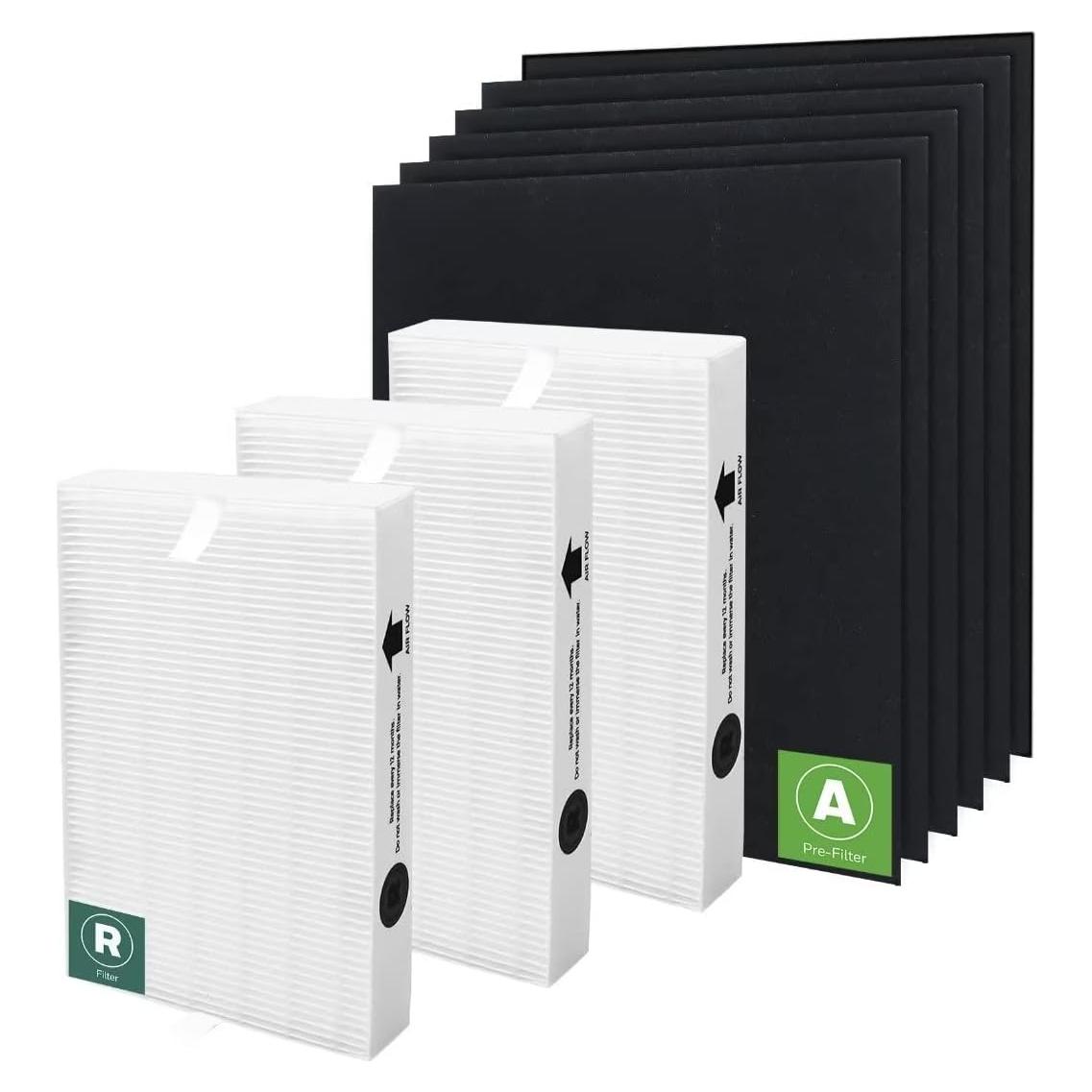 Filtro HEPA R y Pre-filtros A para Purificador Honeywell HPA300