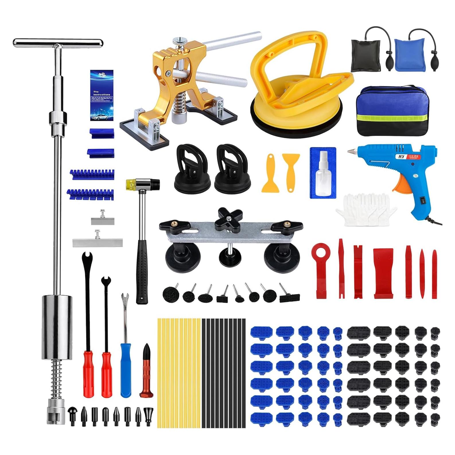 Kit de herramientas para quitar abolladuras Bitlyle 129 piezas