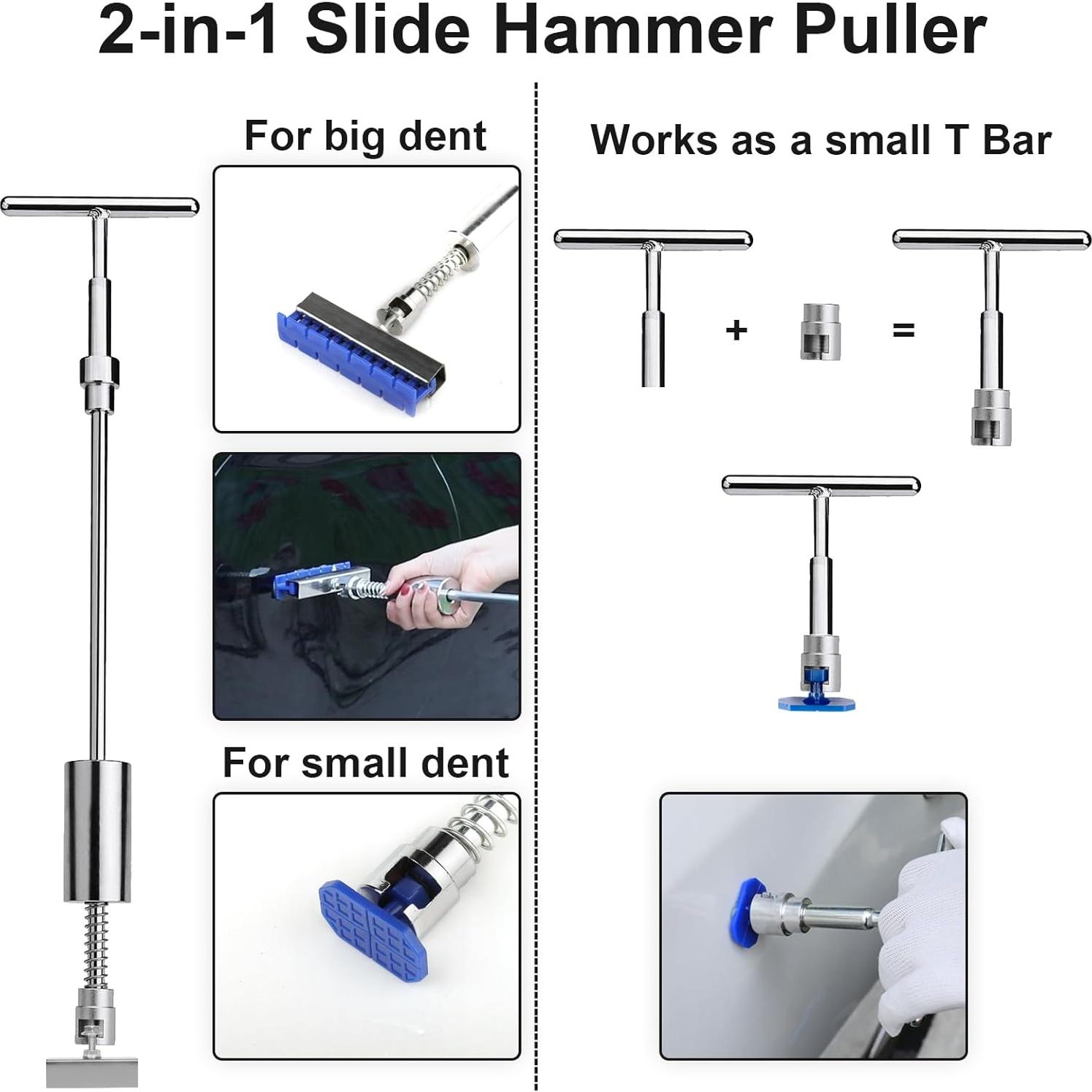 Kit de herramientas para quitar abolladuras Bitlyle 129 piezas