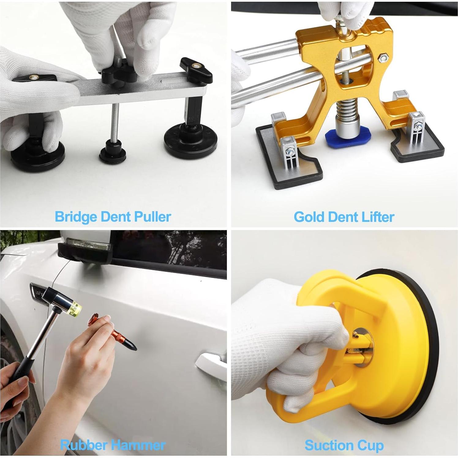 Kit de herramientas para quitar abolladuras Bitlyle 129 piezas