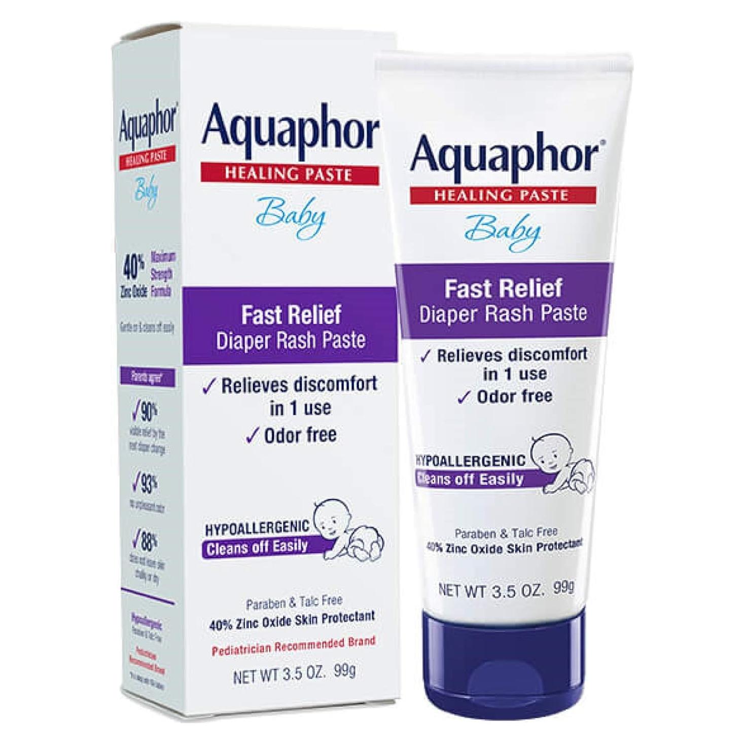 Pasta para Erupciones de Pañal Aquaphor Baby 99 g - Alivio Rápido