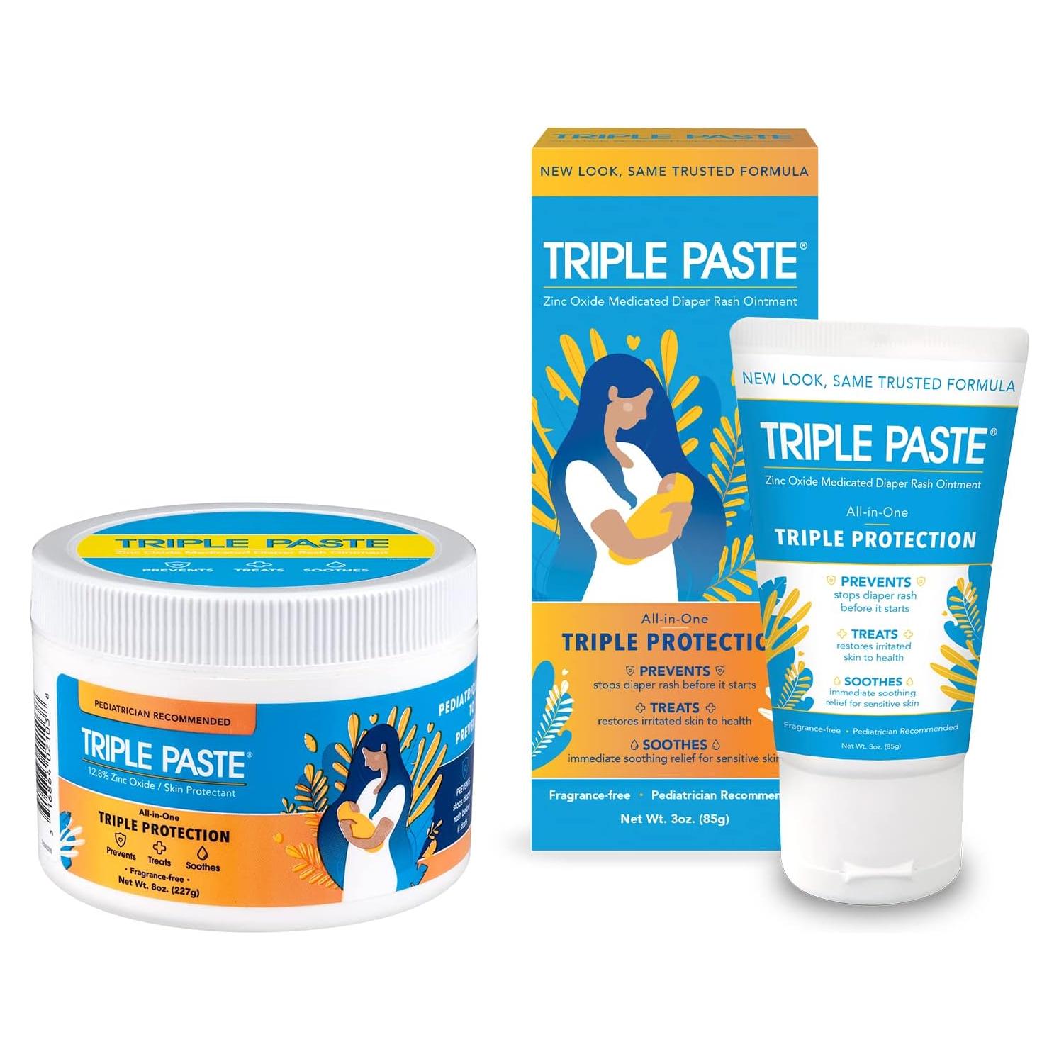 Crema para Dermatitis del Pañal Triple Paste 227g + 85g