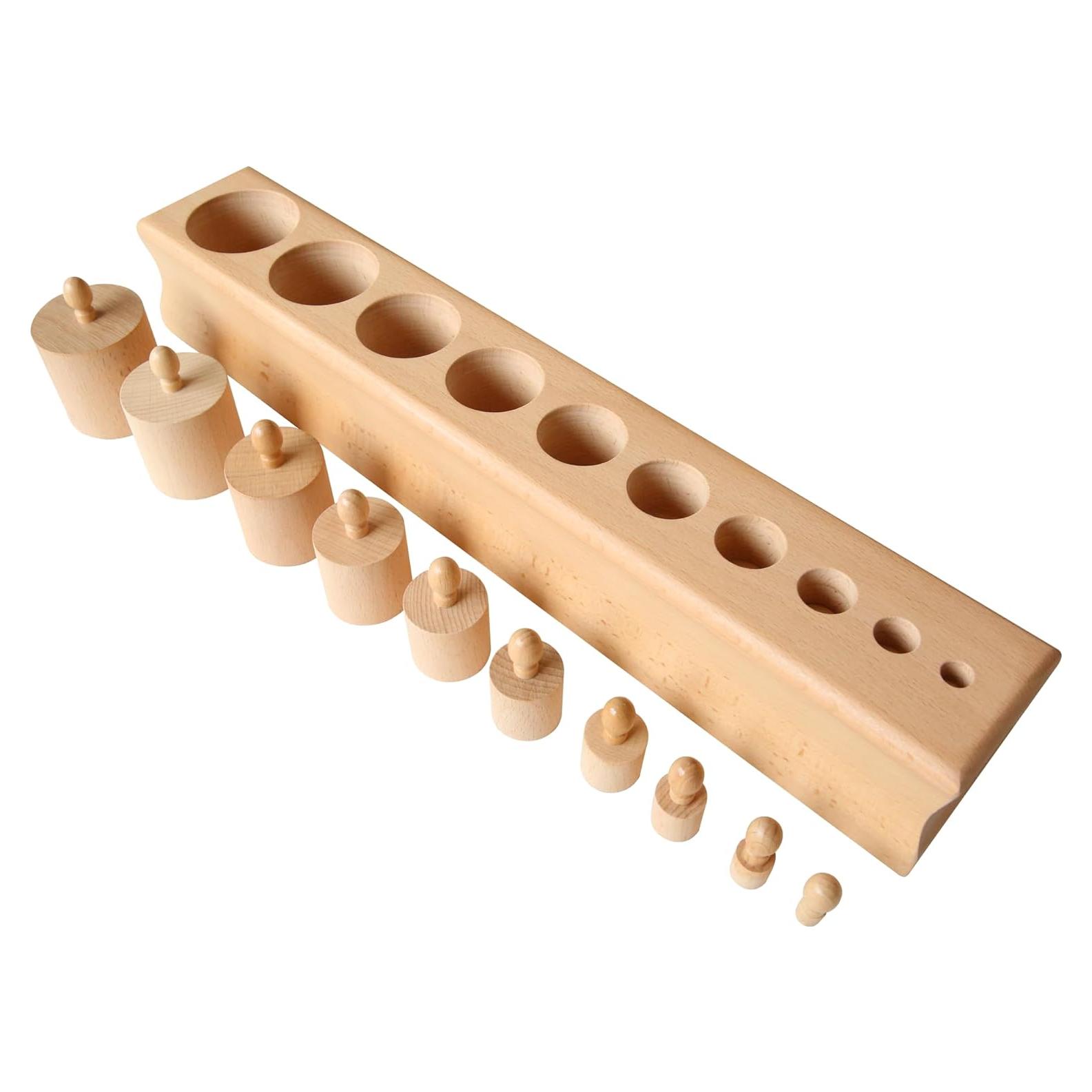 Bloque Cilíndrico Montessori Outlet para Niños 3-6 Años