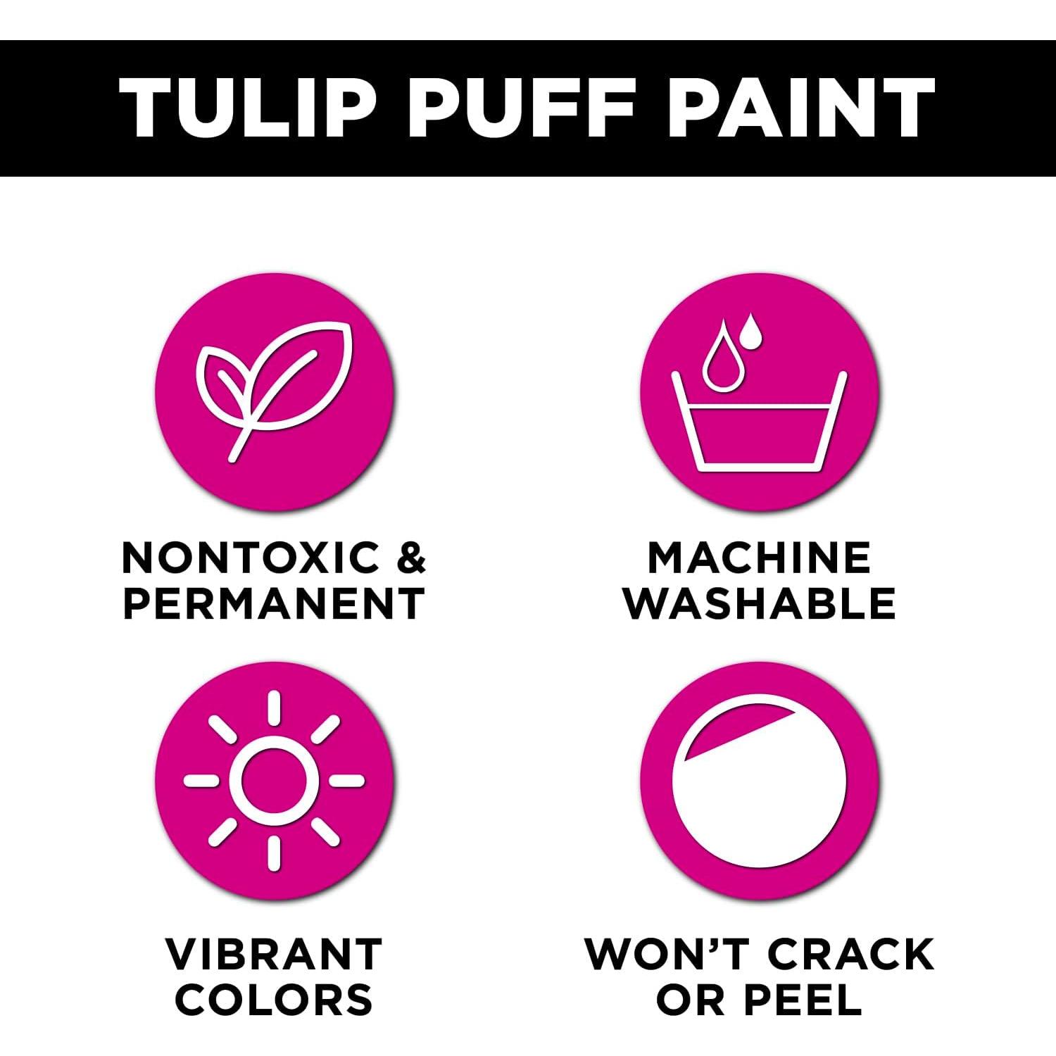 Pintura Puff Tulip 118 ml Freezia Brillante No Tóxica
