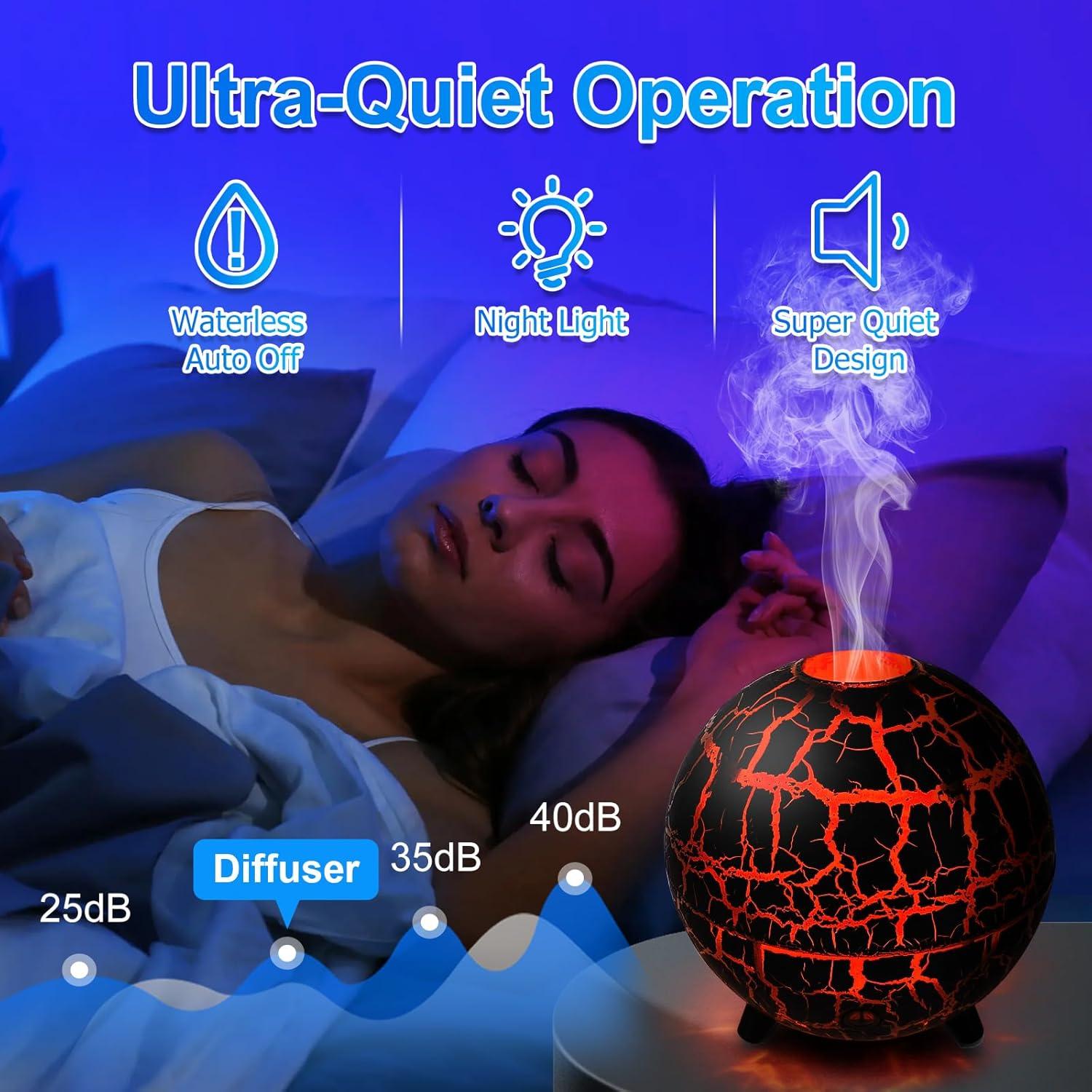 Difusor de Aceite Esencial Cechlicht D612 200ml Negro