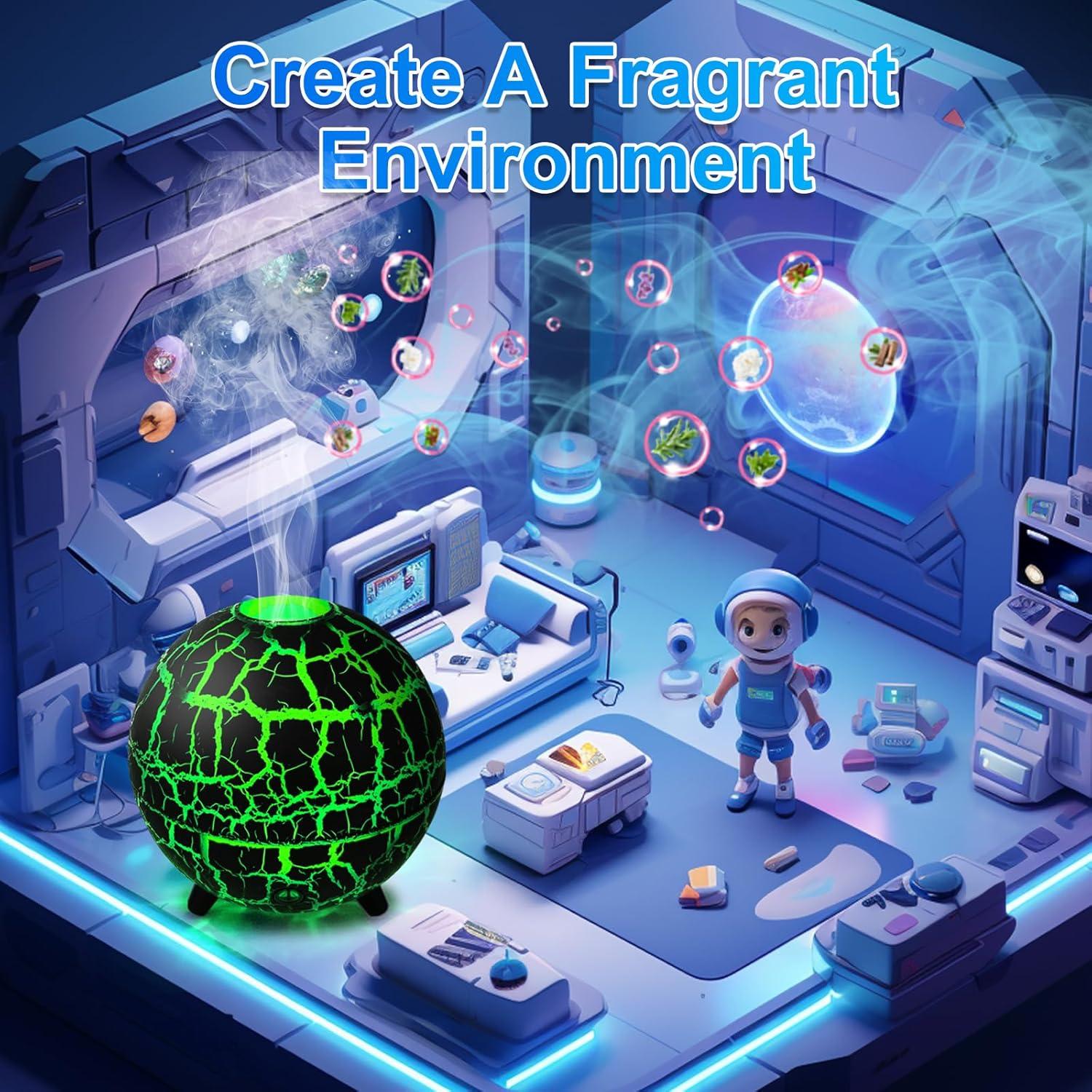 Difusor de Aceite Esencial Cechlicht D612 200ml Negro