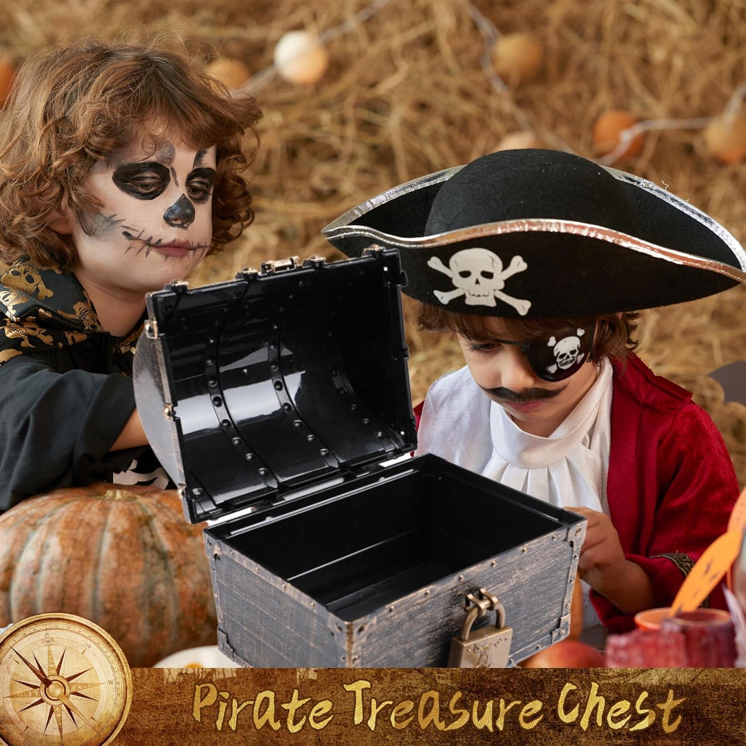 Cofre del Tesoro Pirata Lingway Toys 22x16x17.5 cm Vintage