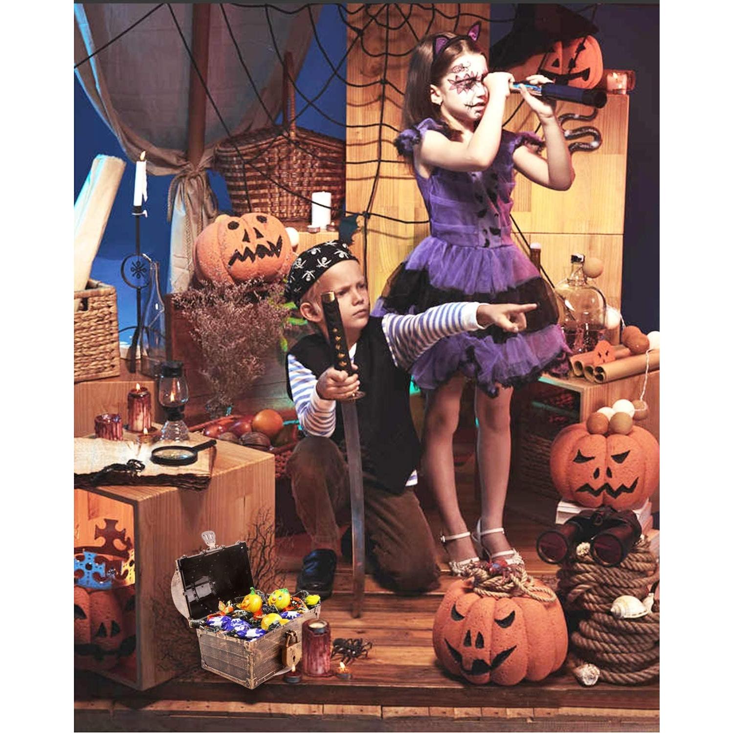 Cofre del Tesoro Pirata Lingway Toys 22x16x17.5 cm Vintage