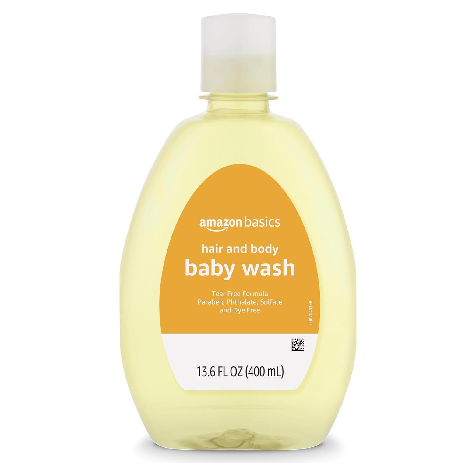 Jabón para Bebés Sin Lagrimas Amazon Basics 403.6 ml Hipoalergénico
