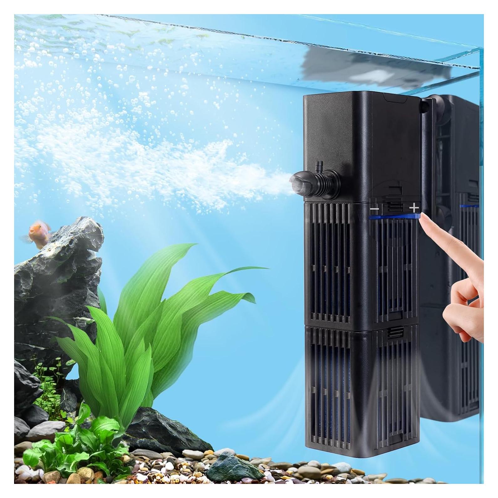 Filtro de Acuario TARARIUM YQP-1000F Flujo Ajustable 1000 LPH