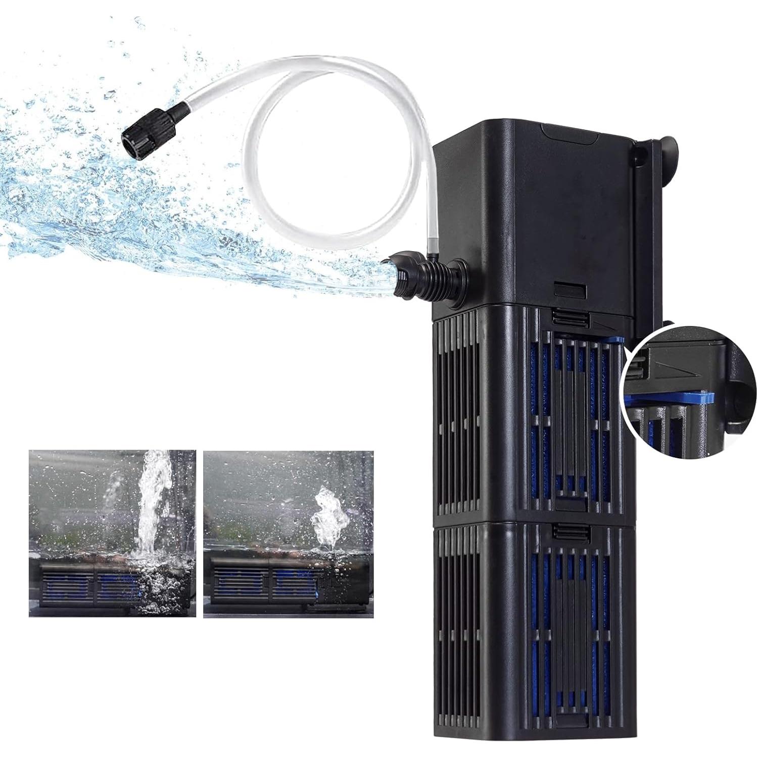 Filtro de Acuario TARARIUM YQP-1000F Flujo Ajustable 1000 LPH