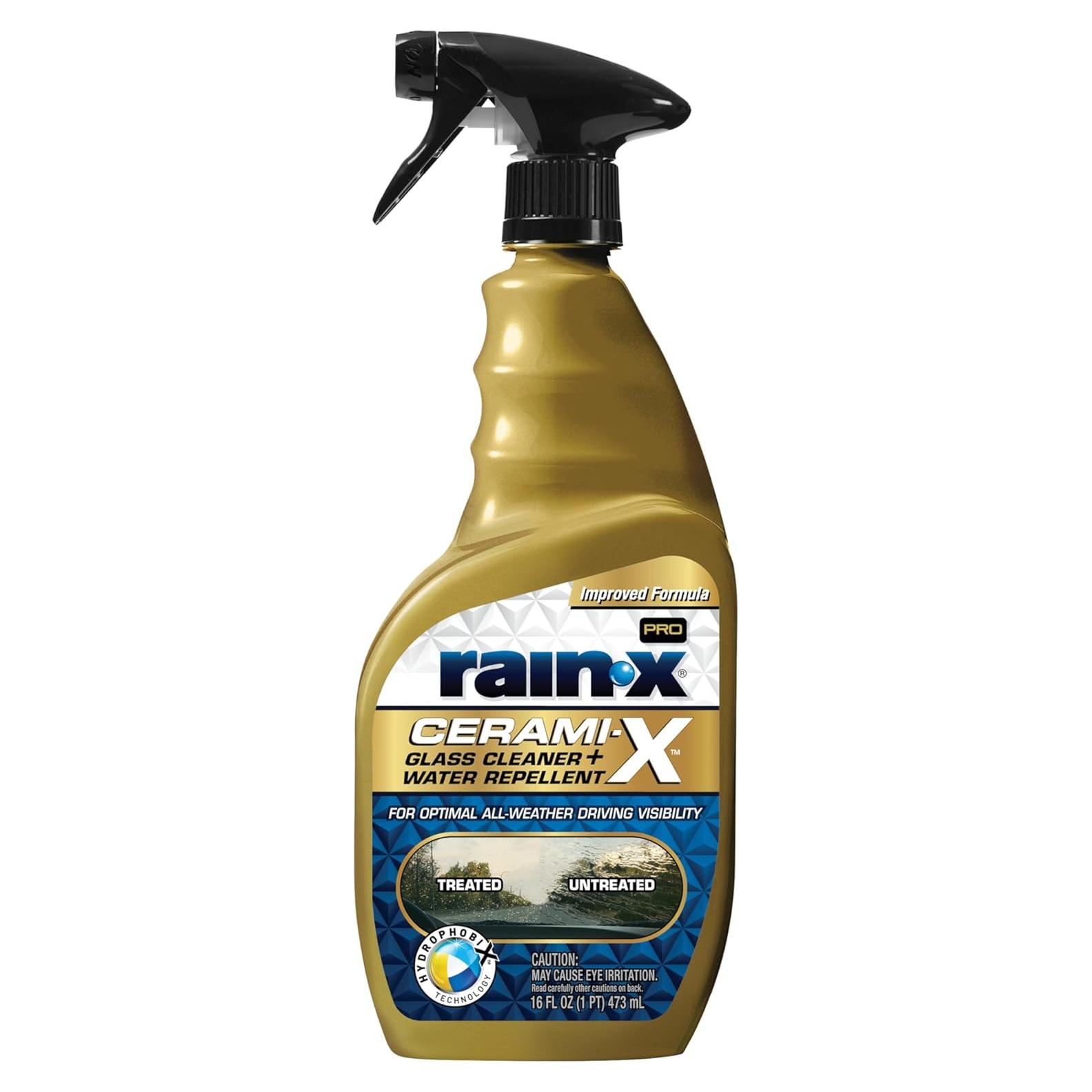 Limpiador de Cristales Rain-X Pro Cerami-X 473ml + Repelente
