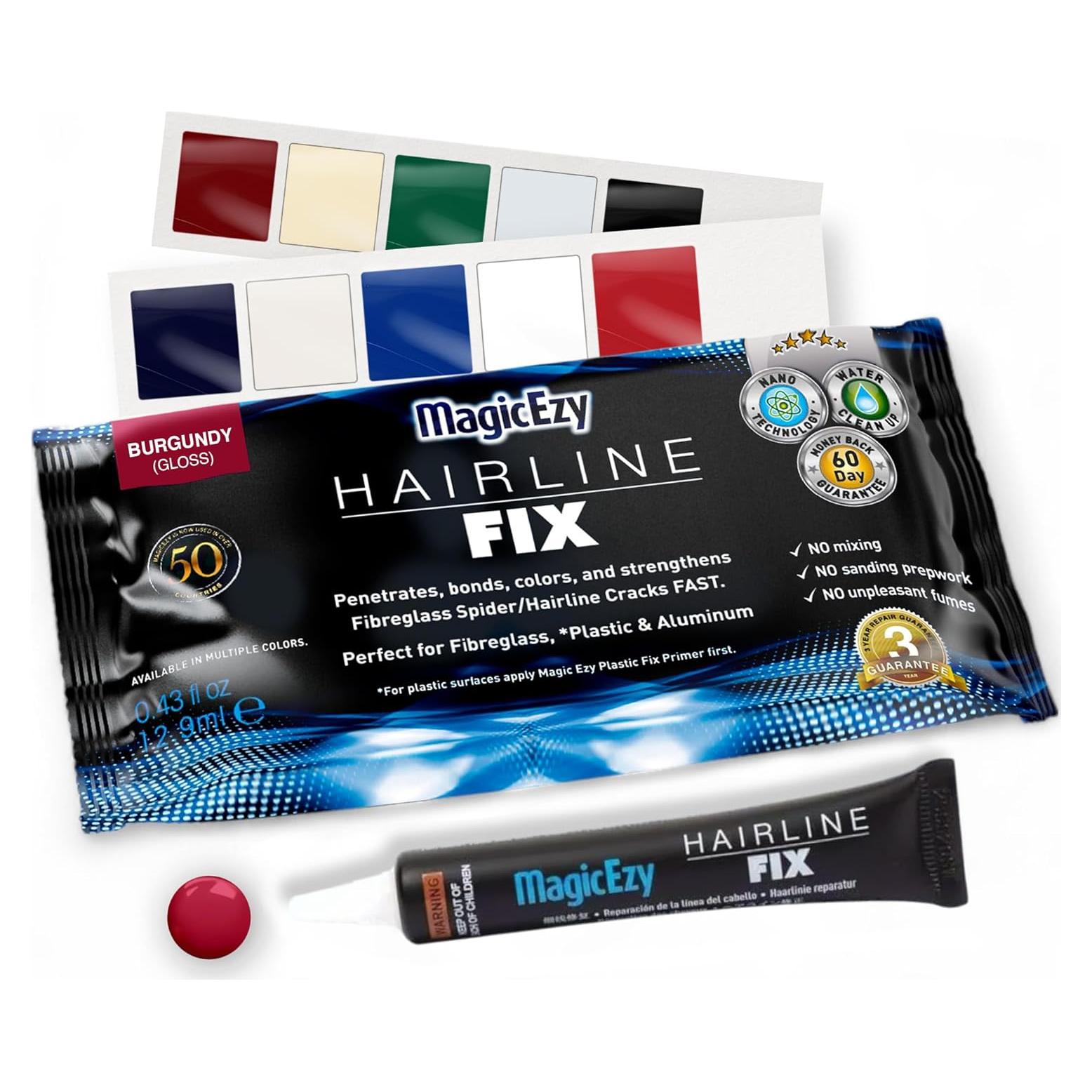 MagicEzy Reparador de Gelcoat Burdeos 12.7ml - Fibra de Vidrio