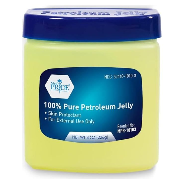 Gelatina de Petróleo Pura Med Pride 226.8g - Hidratante para Piel