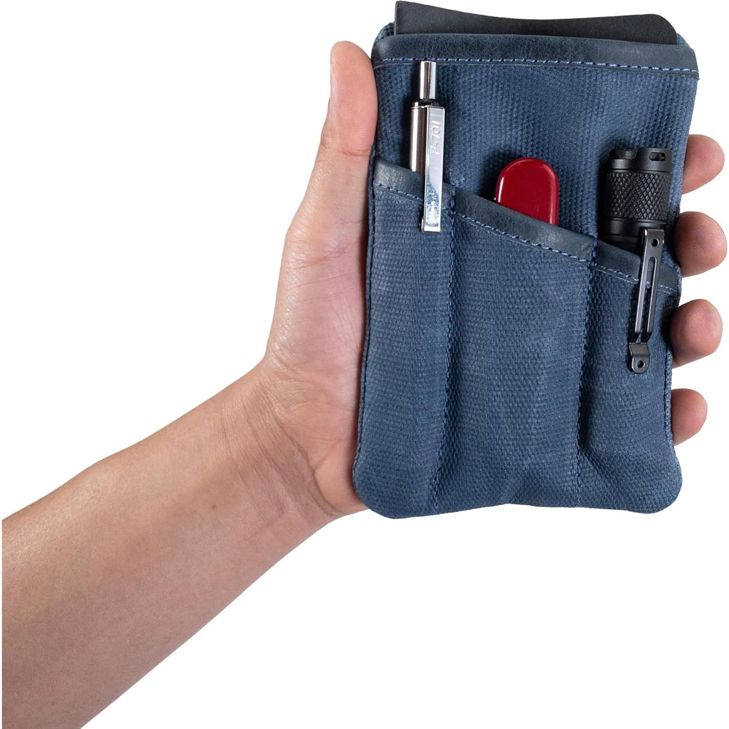 Bolsa de Herramientas Compacta Hide & Drink, Lona Encerada, Azul