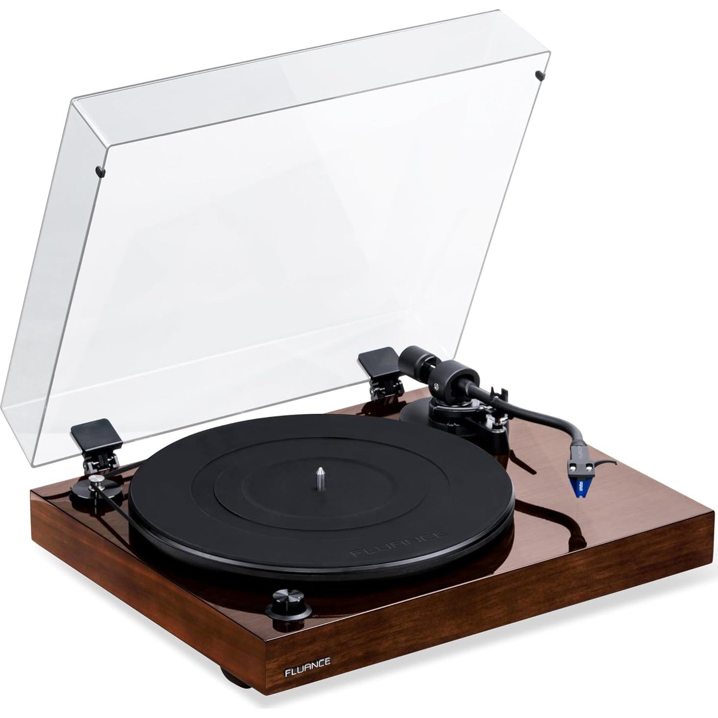 Tocadiscos Fluance RT84 Vinilo Ortofon 2M Blue + Kit Limpieza