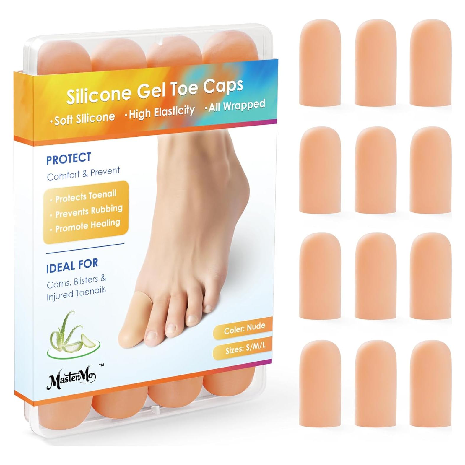 MasterMo 12 Capsulas de Gel para Dedo Gordo - Protección y Alivio