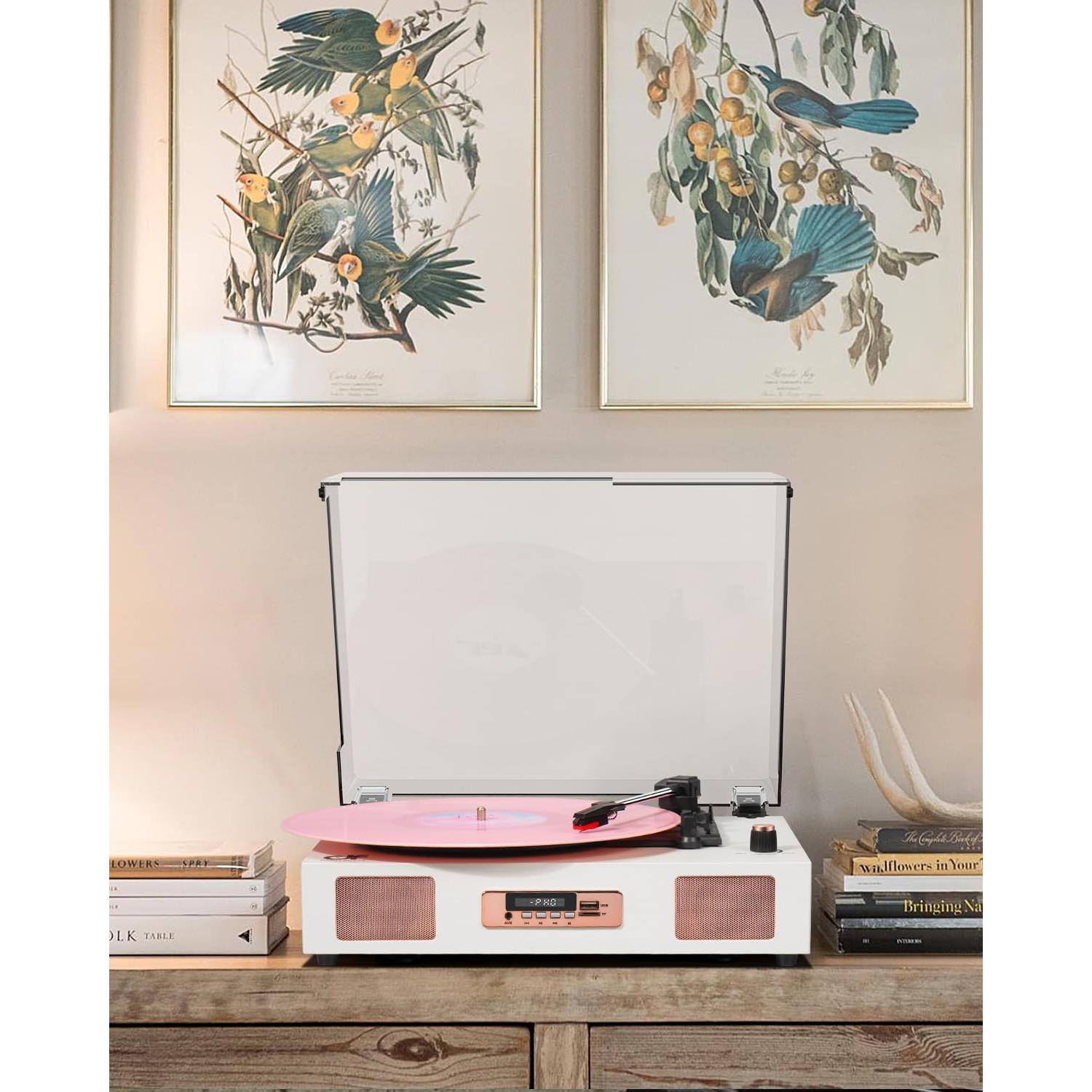 Reproductor de Vinilo Bluetooth DANFI AUDIO TE-2017 3 Velocidades