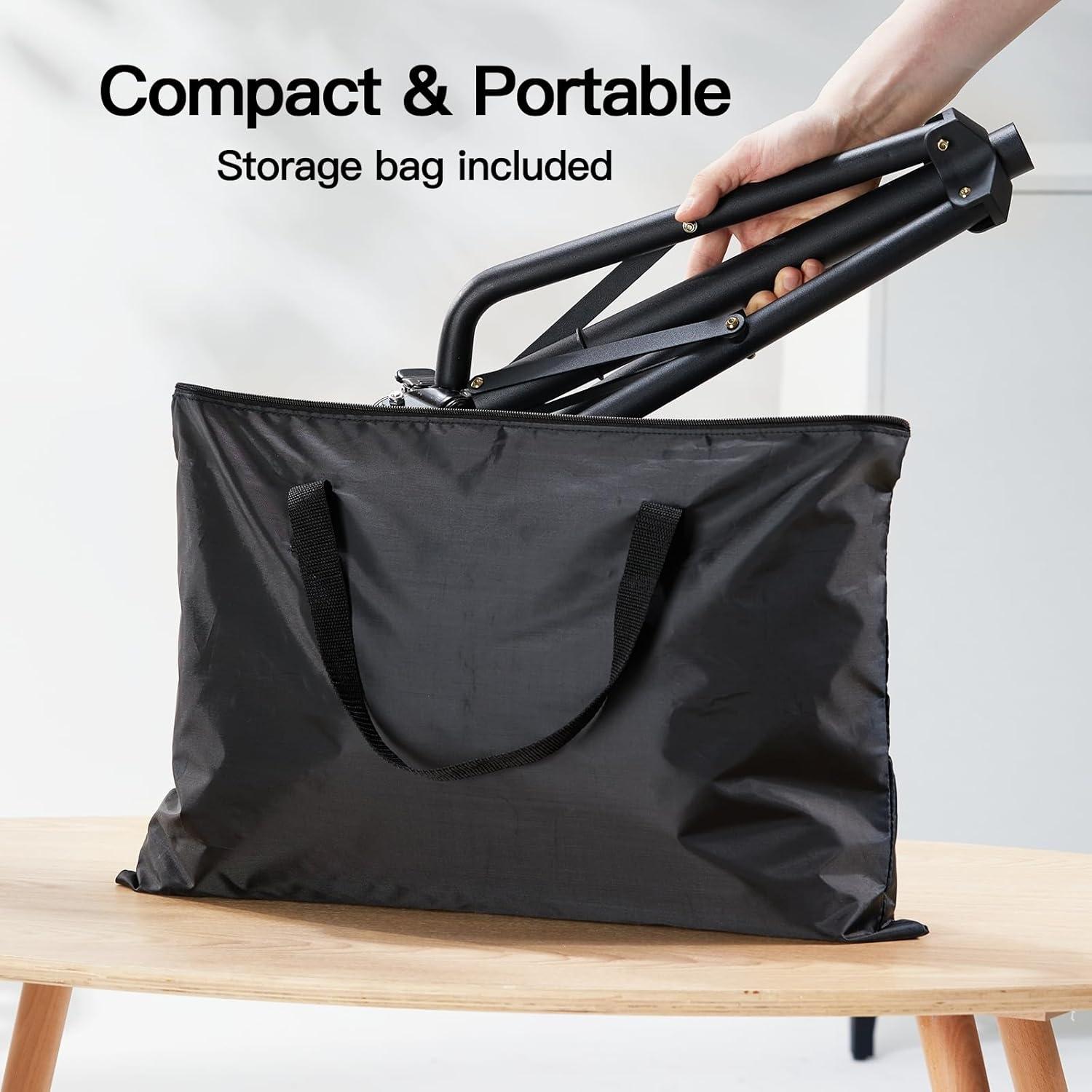 Soporte de Proyector Amada Ajustable con Ruedas y Bandeja