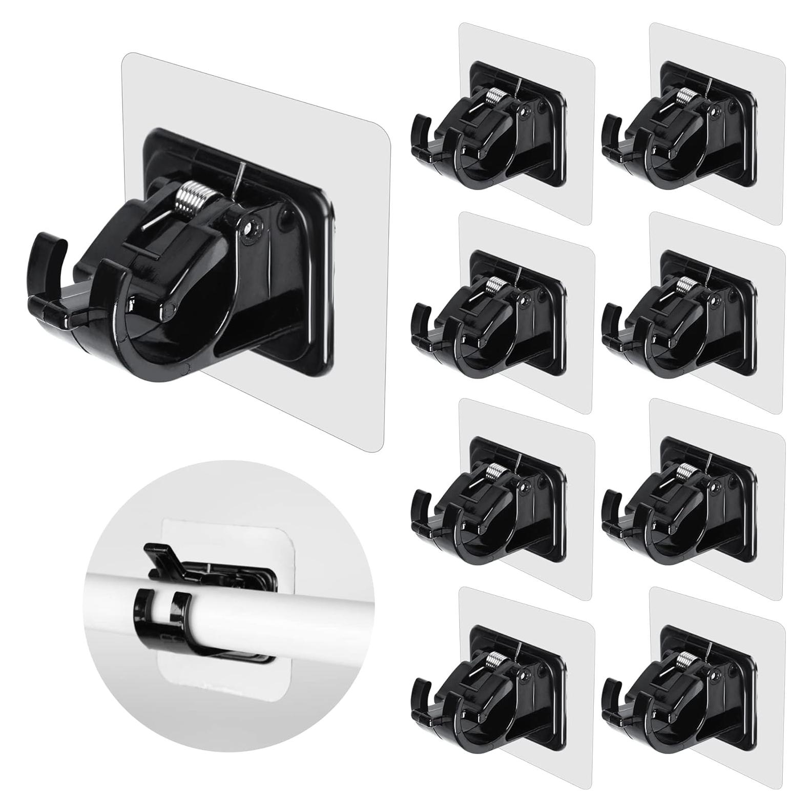 Soportes Adhesivos para Varillas de Cortina Lightarea 8 Pcs