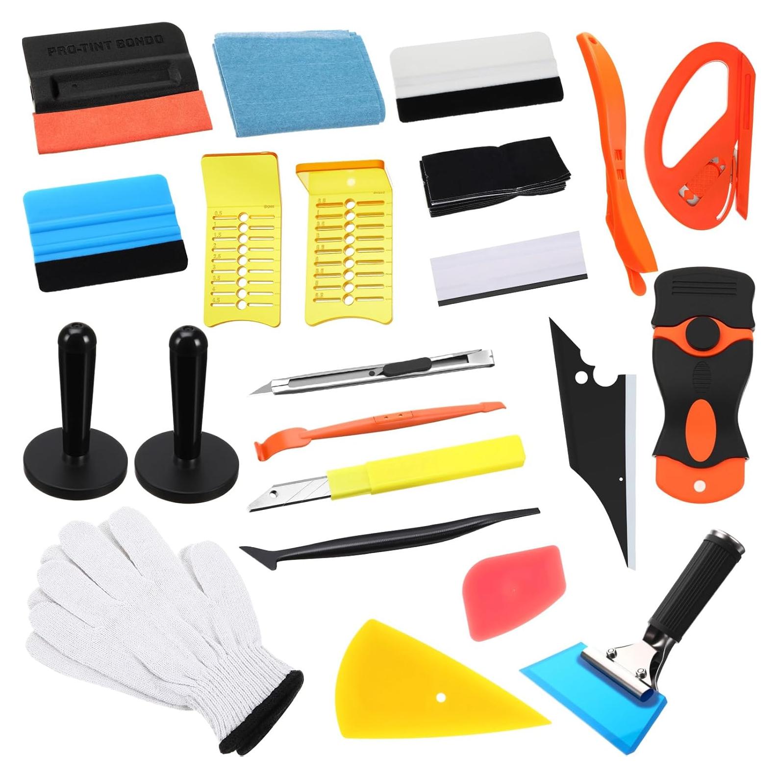 Kit de Herramientas para Aplicar Vinilo Tallew UG3530 - 10 Guantes