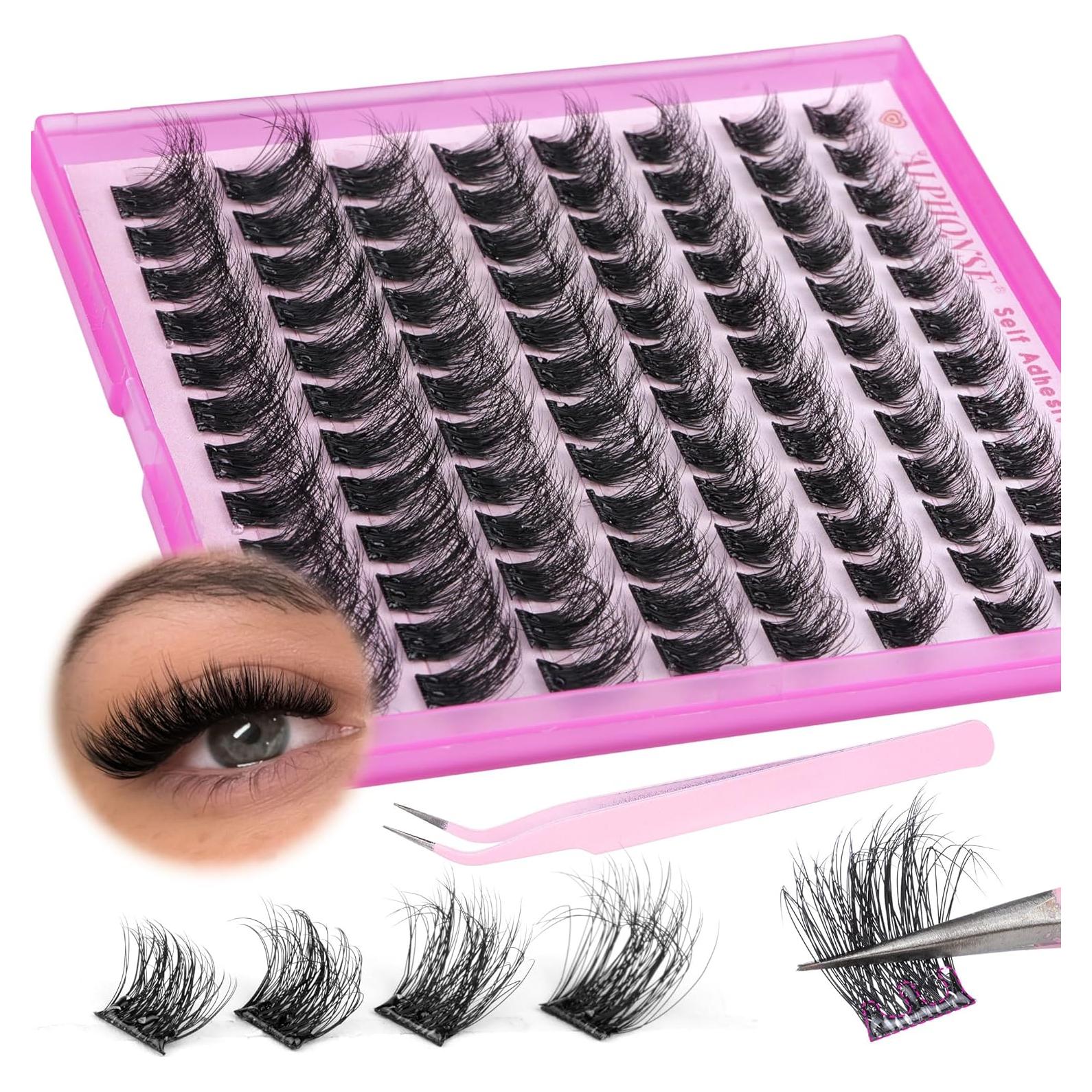 Grupos de Pestañas Autoadhesivas ALPHONSE 10-16mm Reutilizables