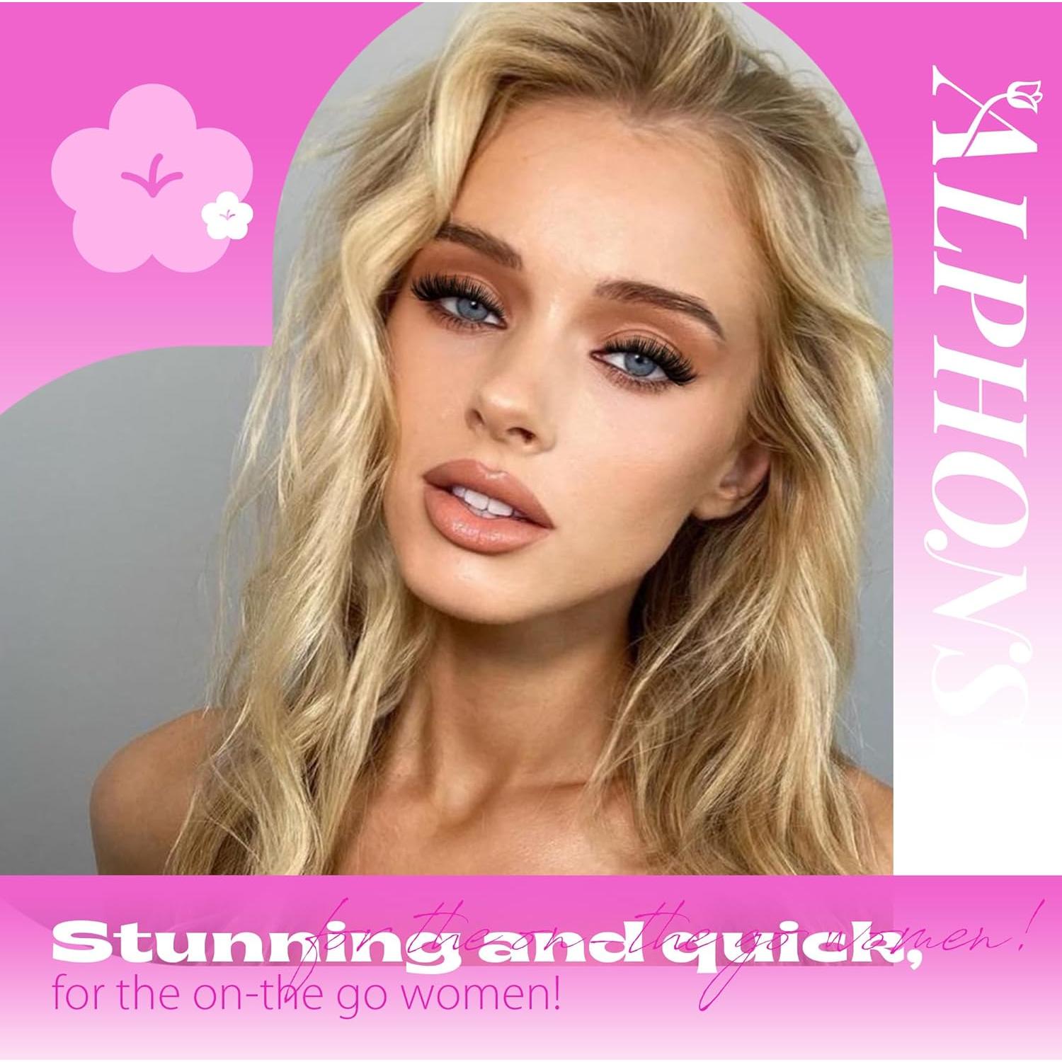 Grupos de Pestañas Autoadhesivas ALPHONSE 10-16mm Reutilizables