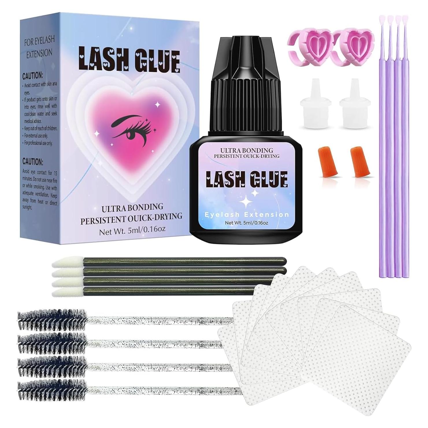 Kit de Pegamento para Extensiones de Pestañas Ximifine 5ml