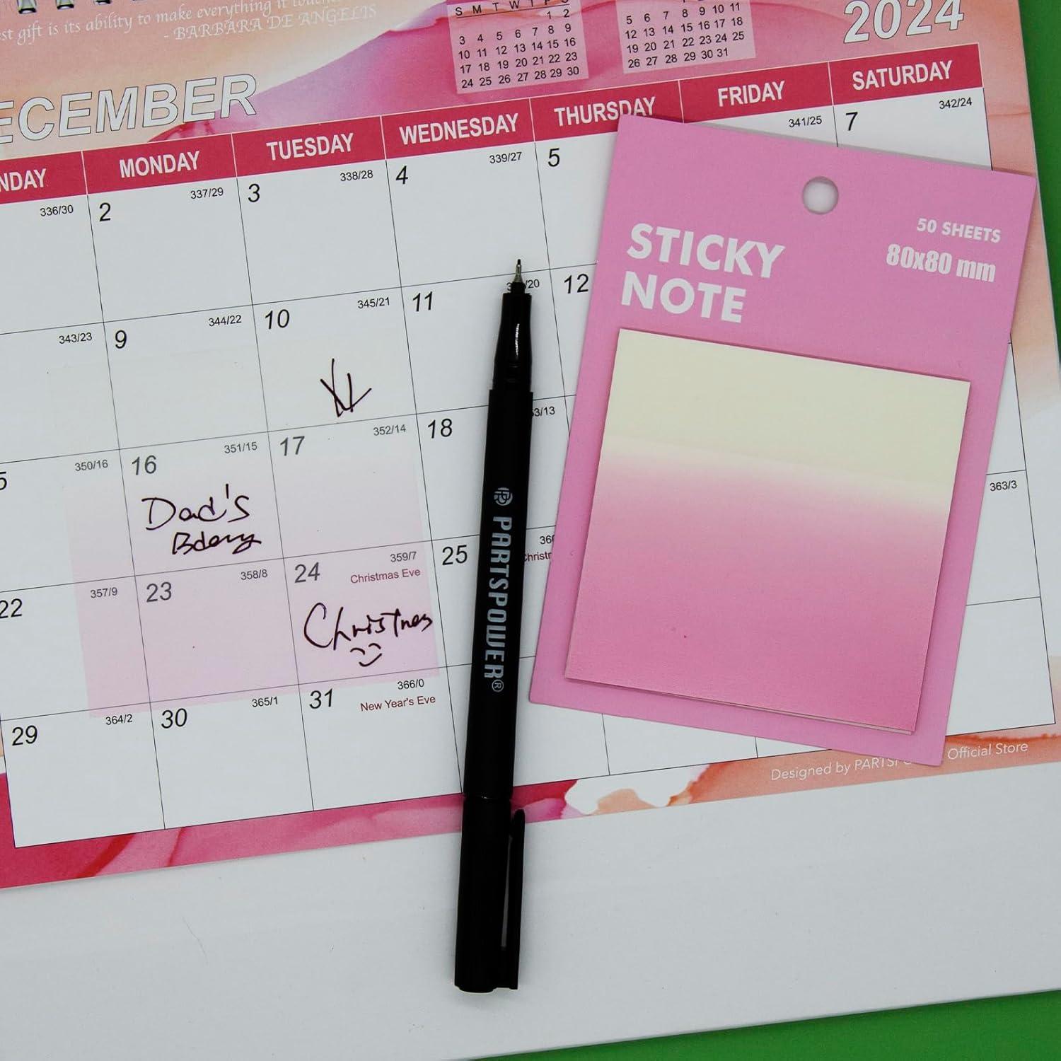 Notas Adhesivas Transparentes 8x8 cm PARTSPOWER Gradiente