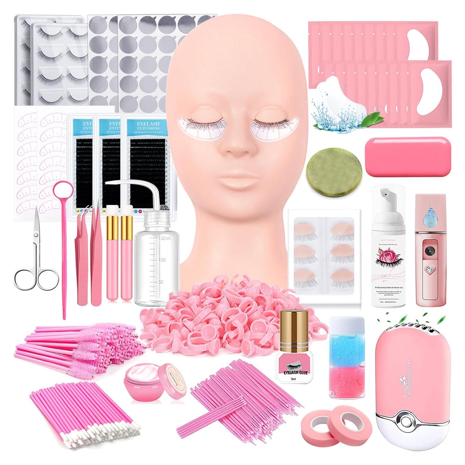 Kit de Extensión de Pestañas QUKLOGEN para Principiantes